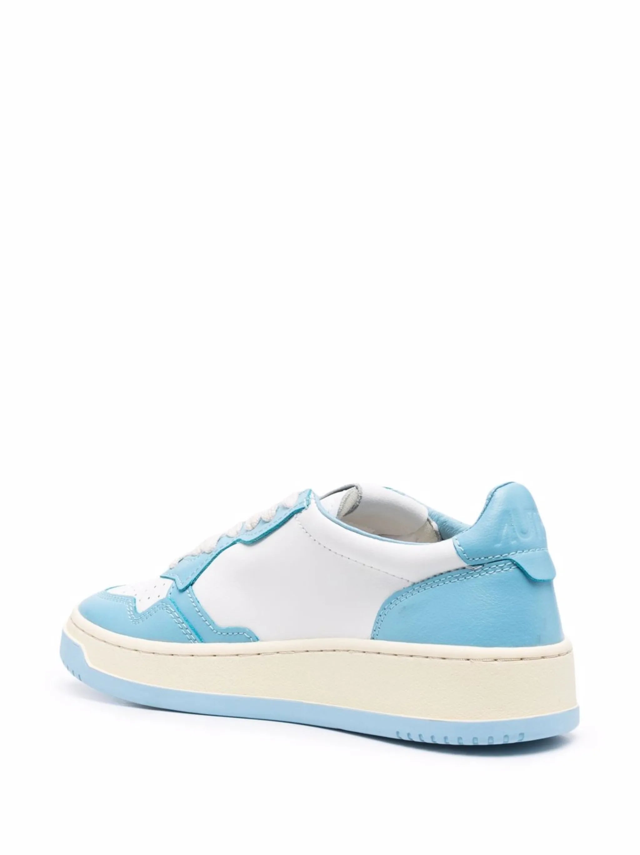 panelled low-top sneakers