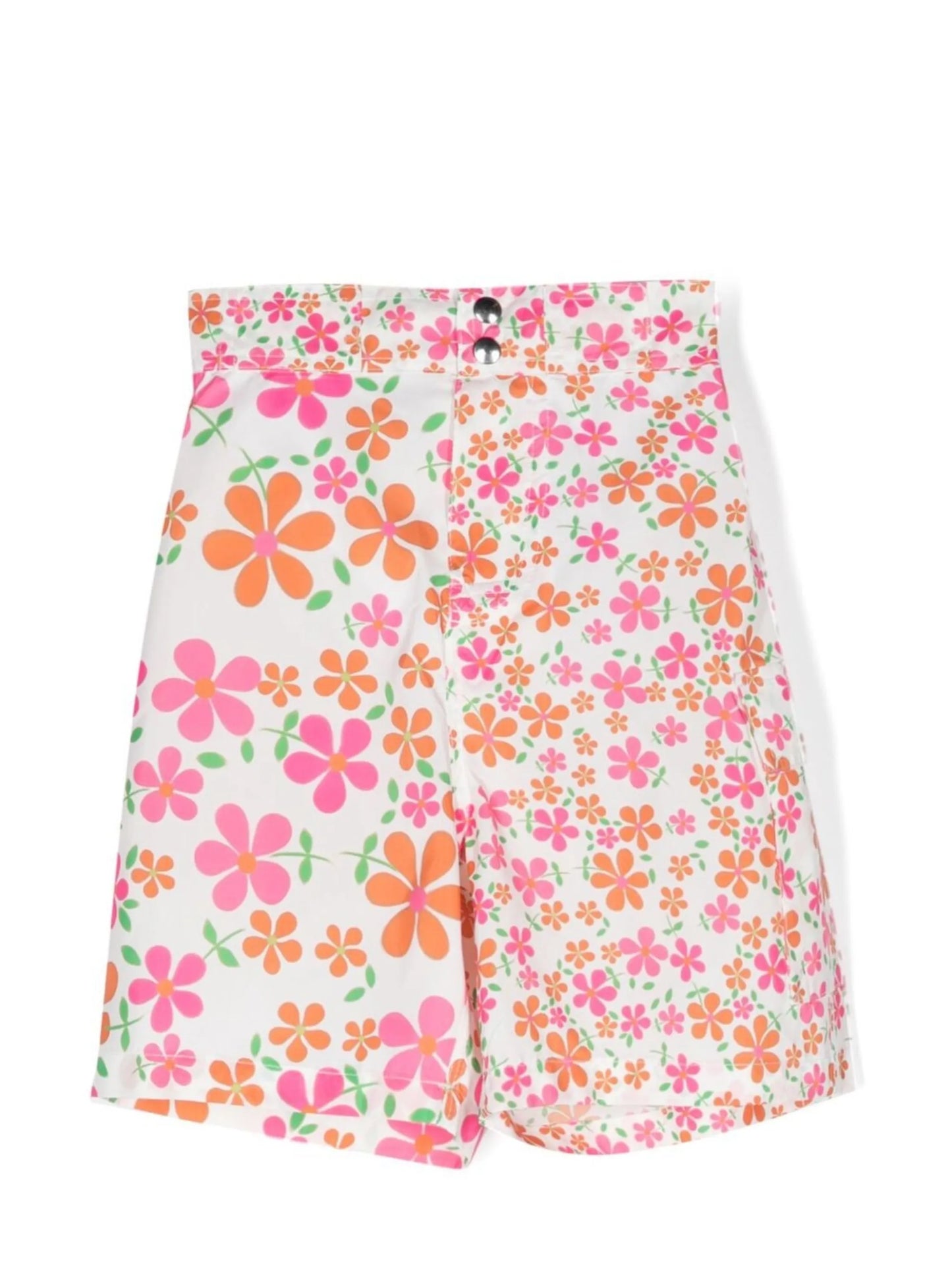 floral-print swimming shorts