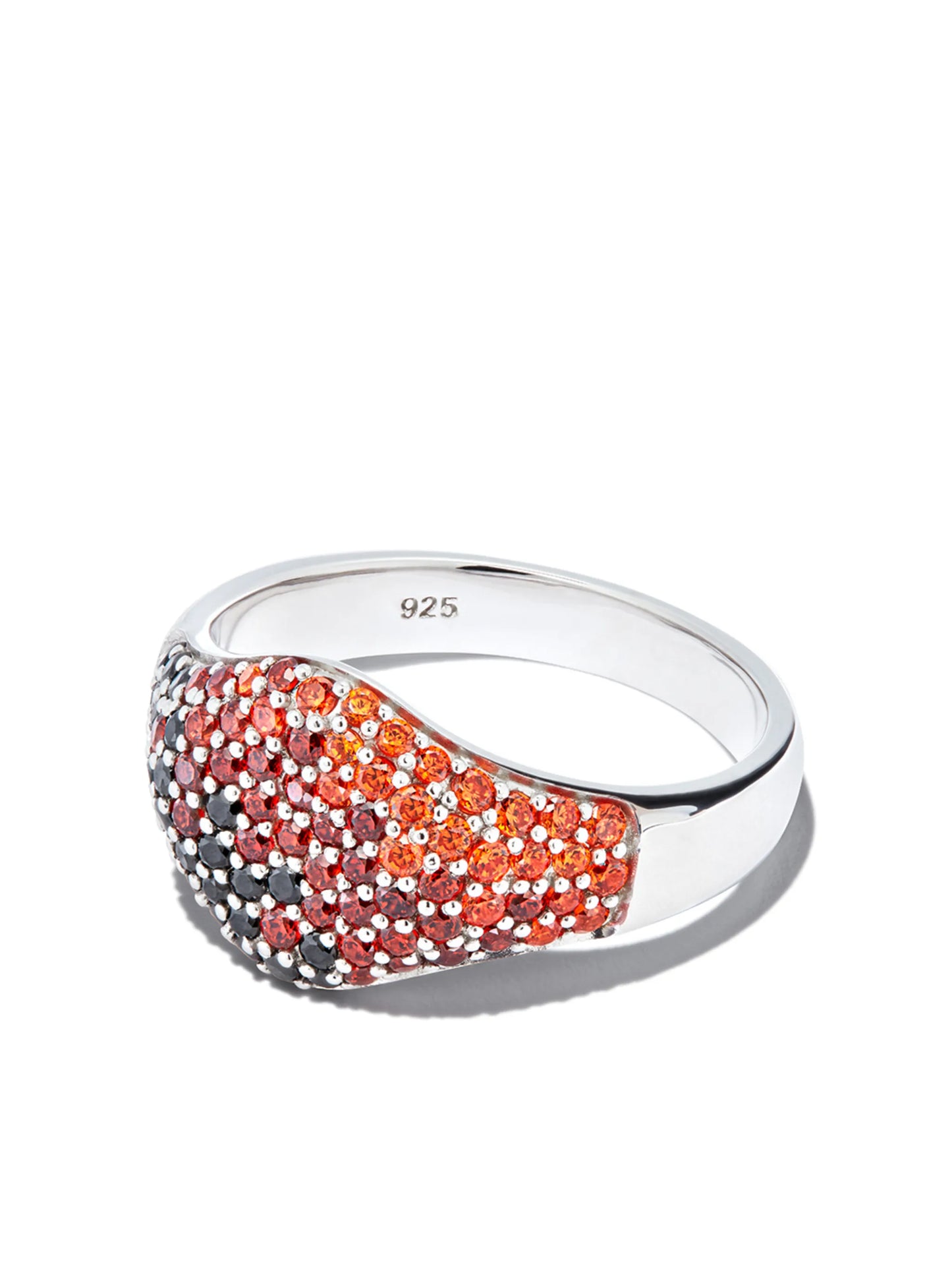 gradient crystal-embellished ring