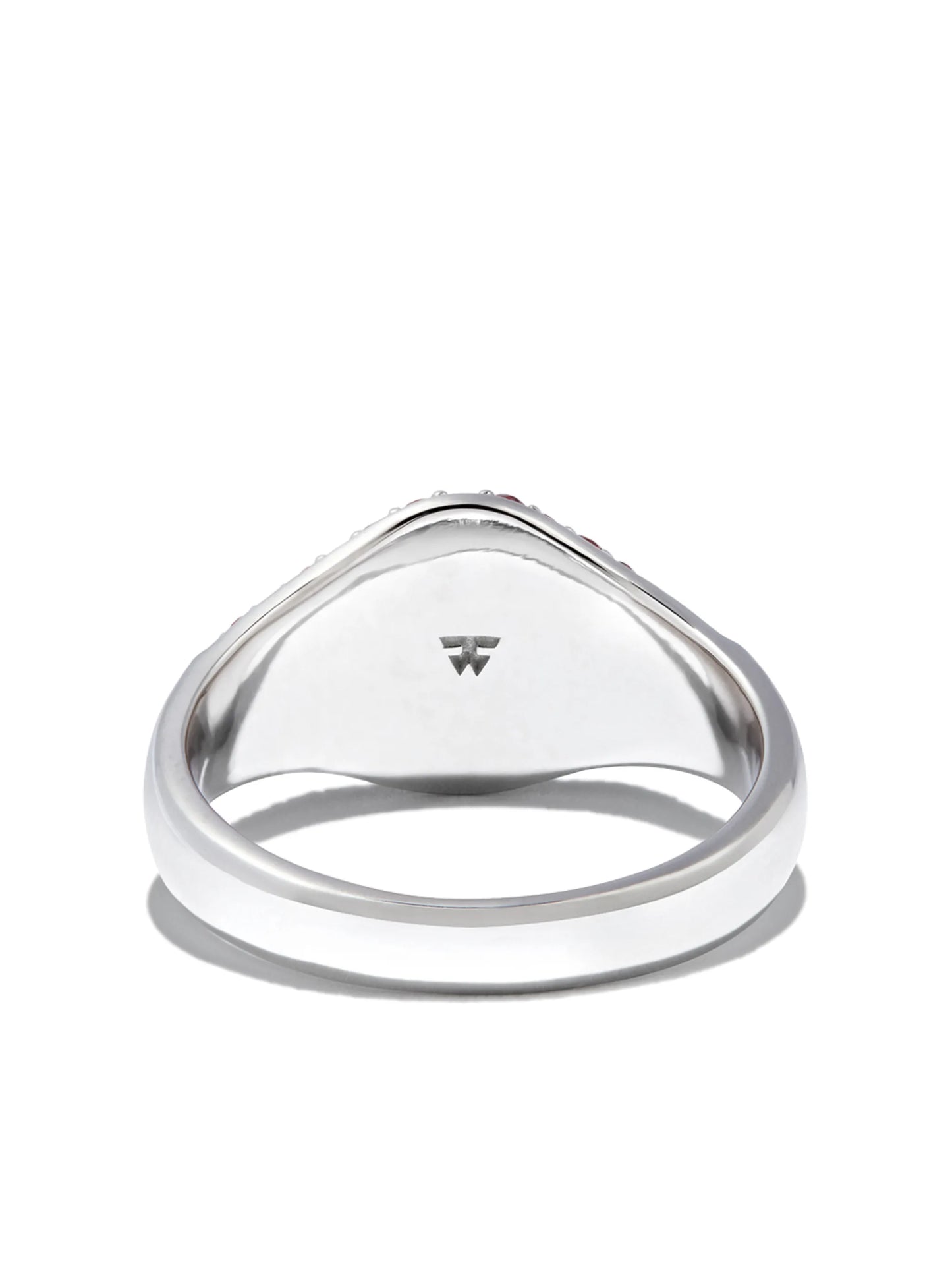 gradient crystal-embellished ring