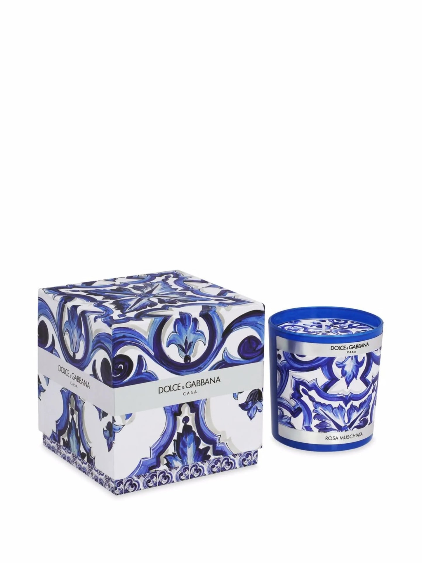 Mediterraneo-print scented candle (250g)
