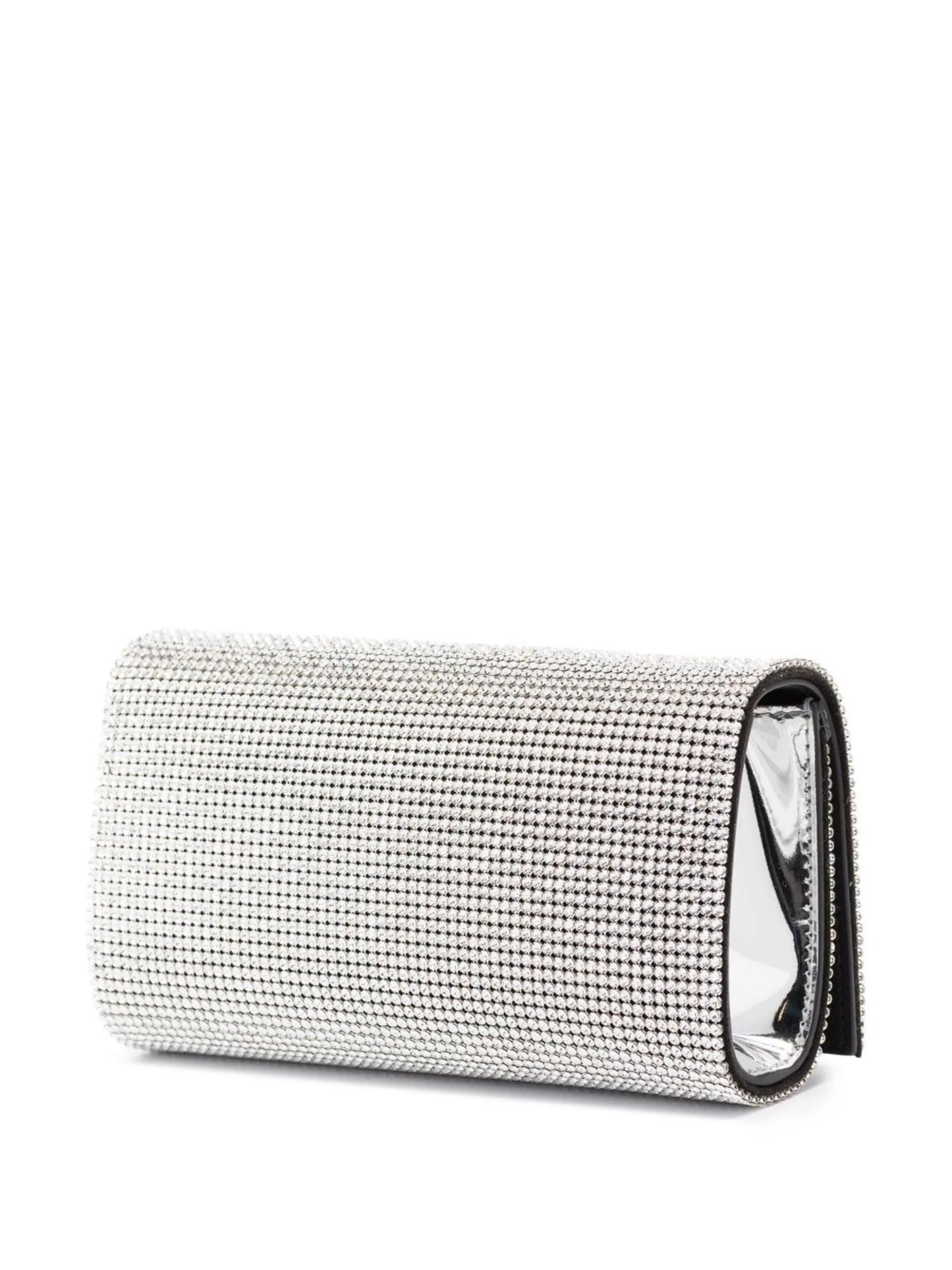 DG-logo mesh crystal shoulder bag