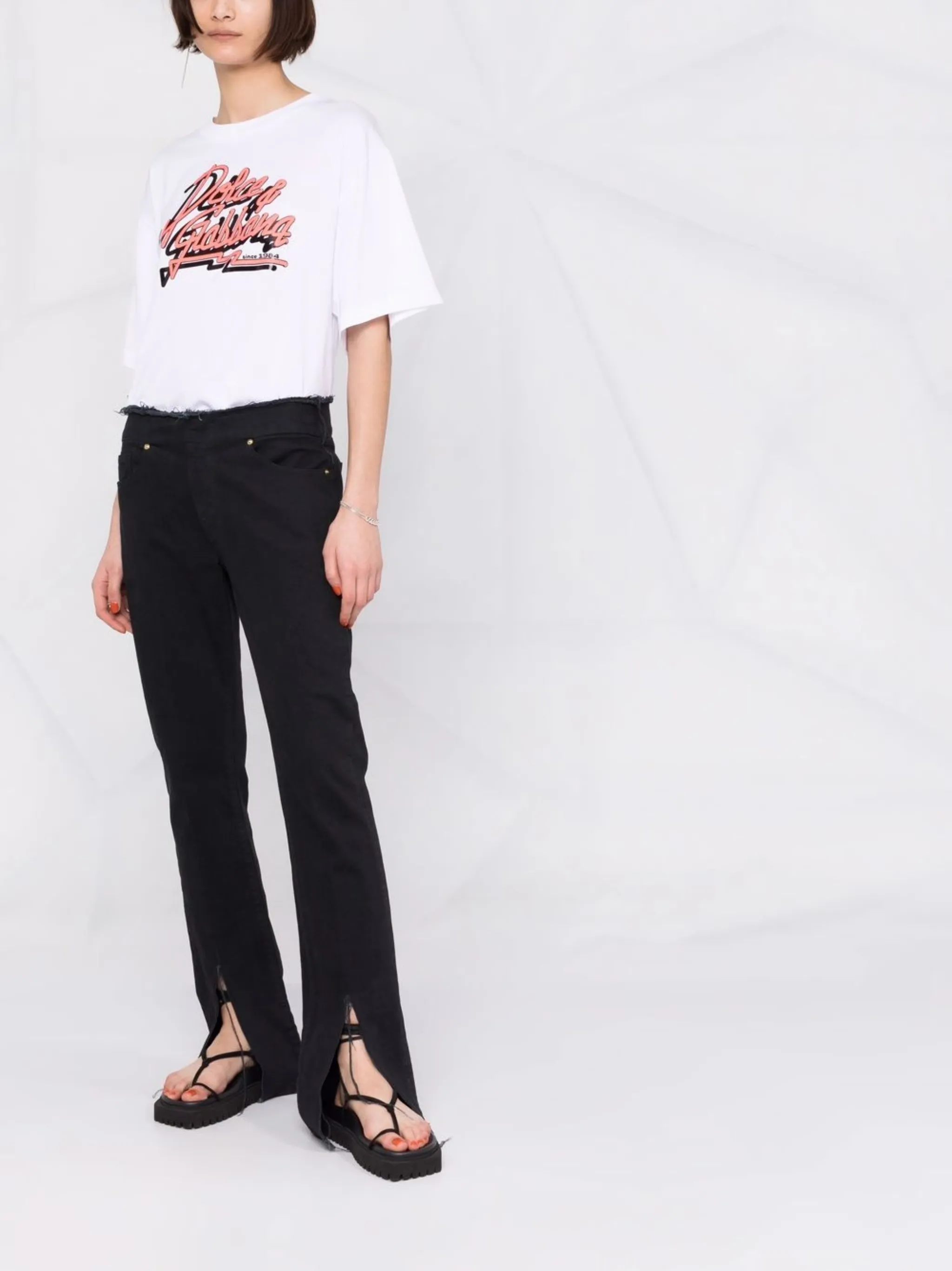 logo-print T-shirt