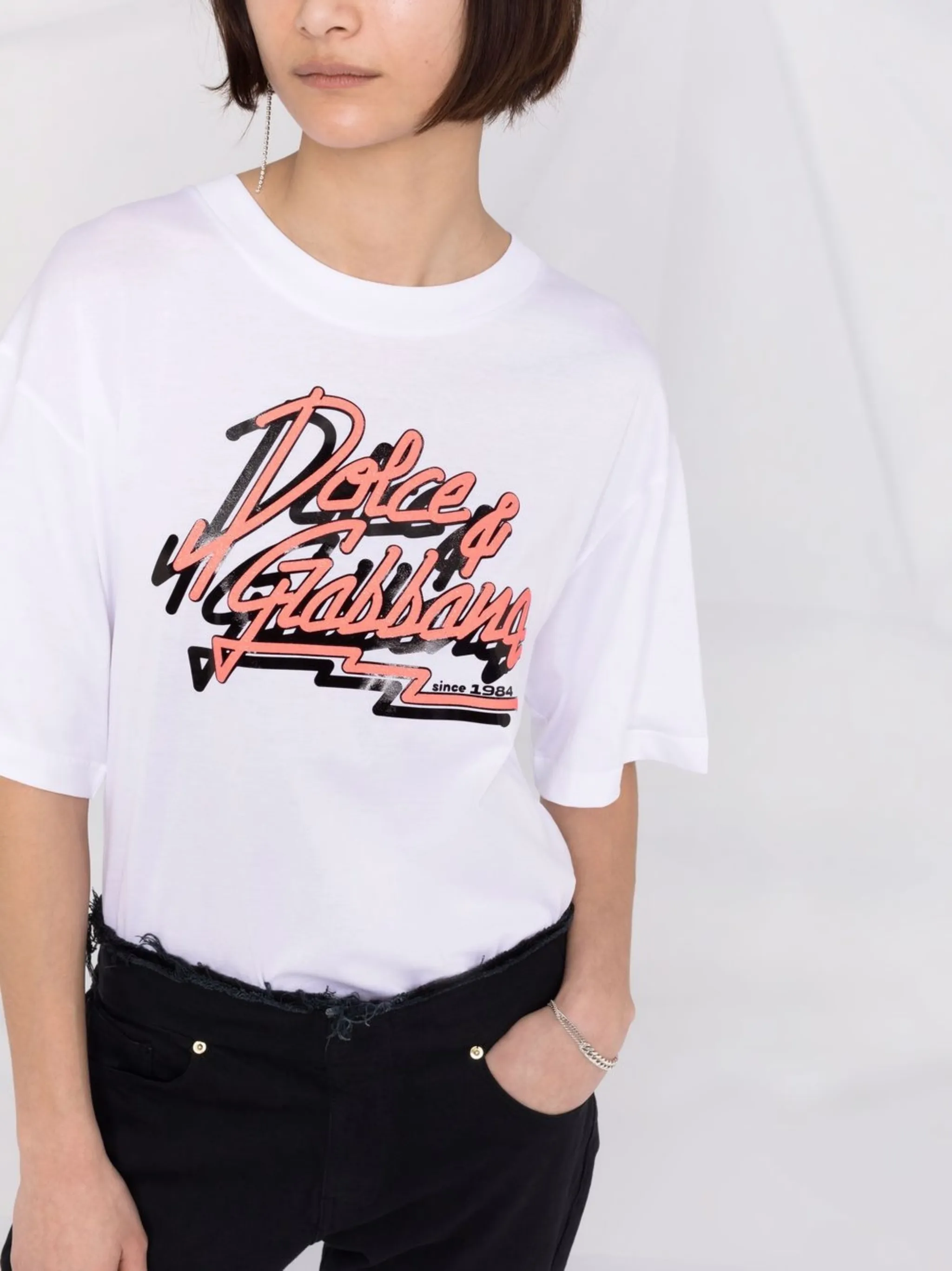 logo-print T-shirt