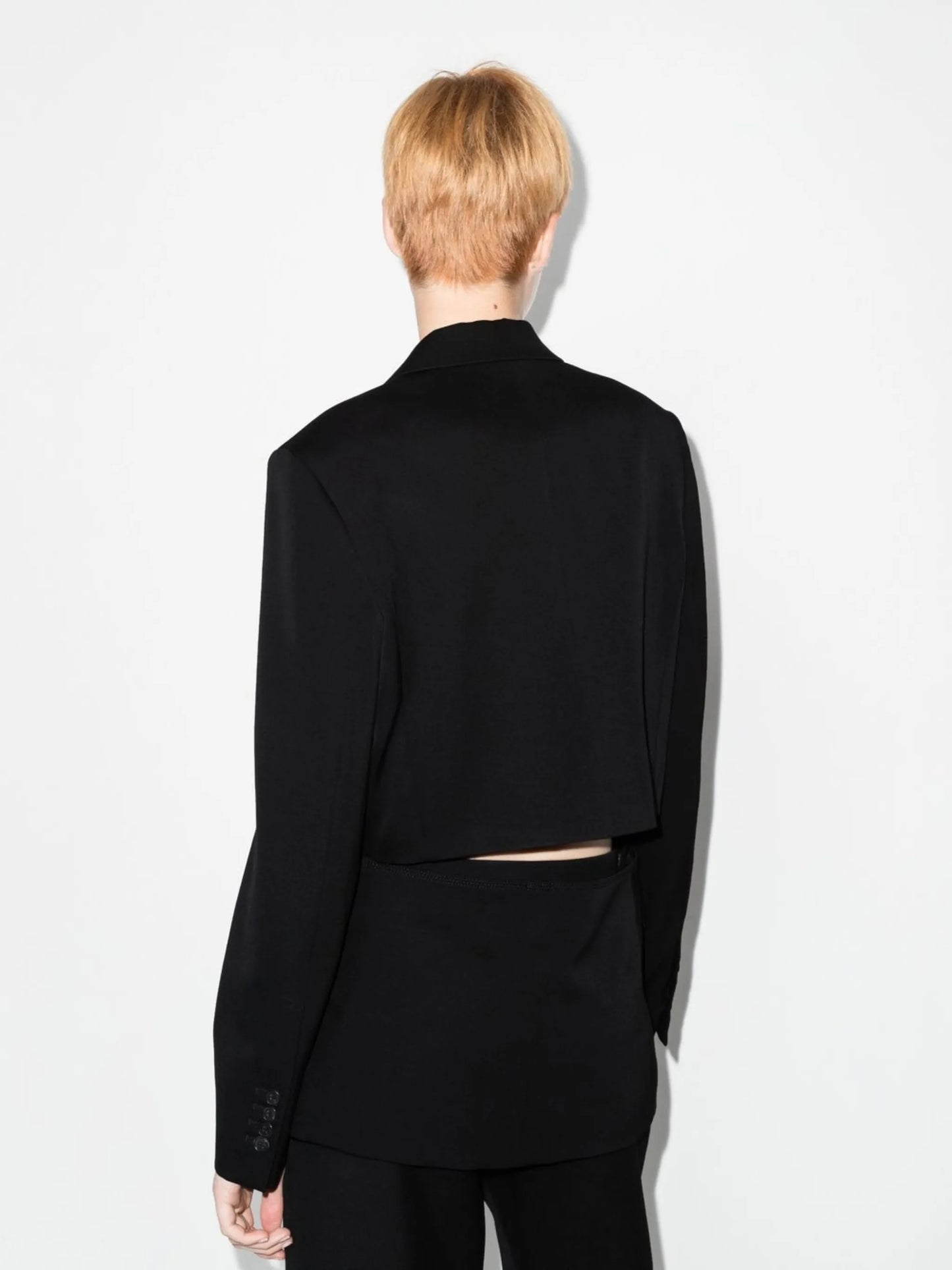 cut-out oversized blazer