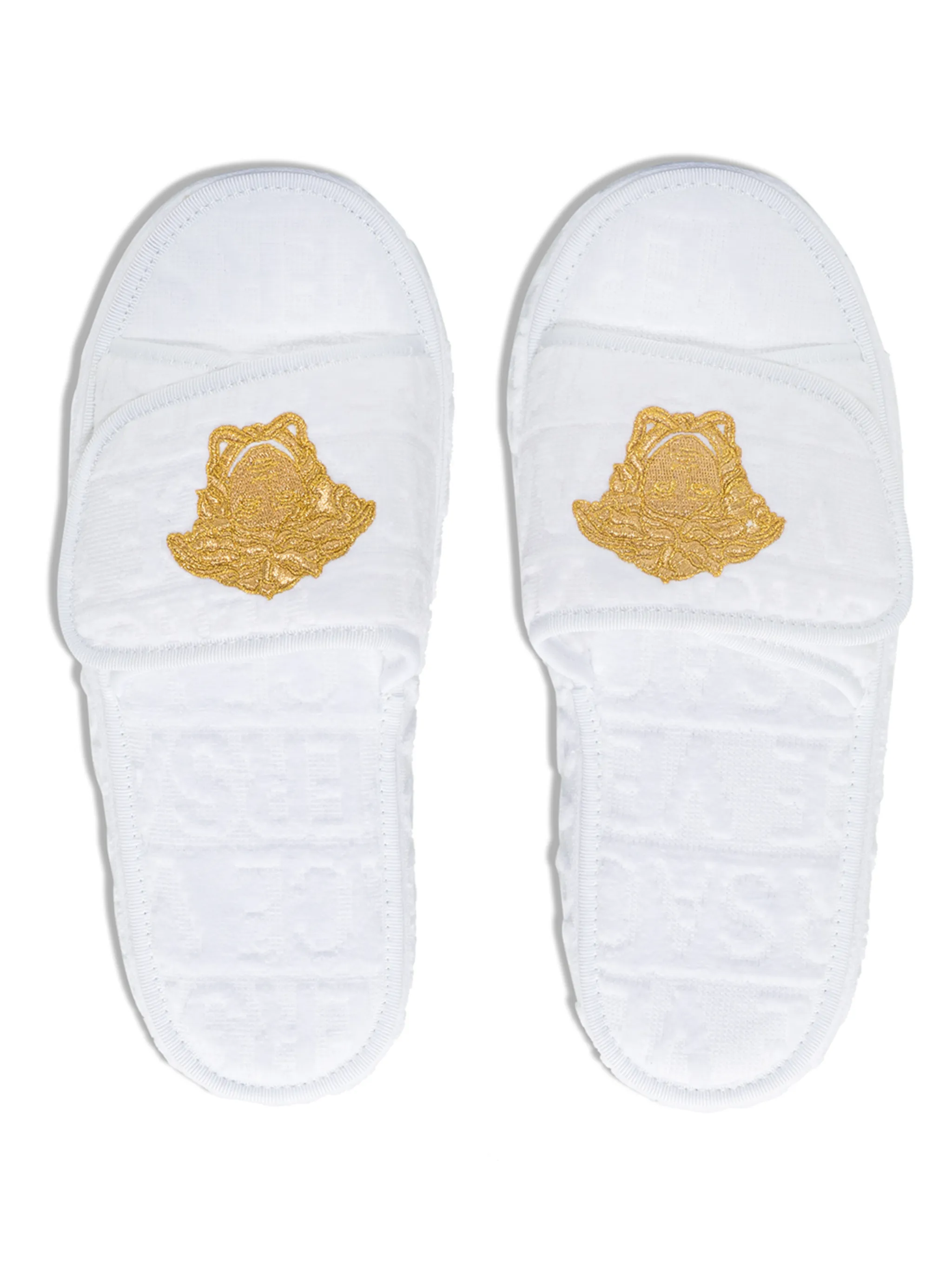 Medusa Head platform slippers