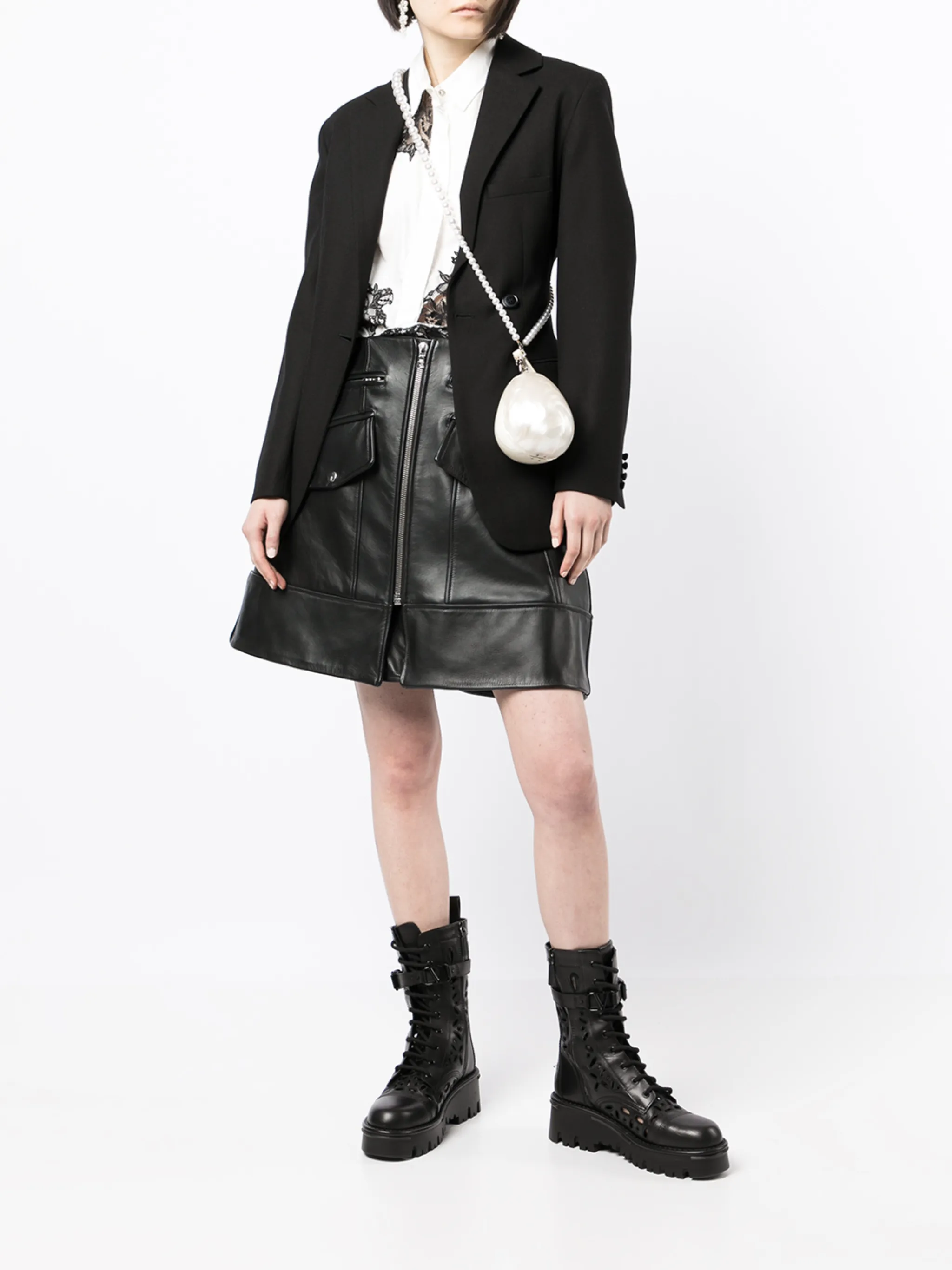 micro Egg perspex shoulder bag