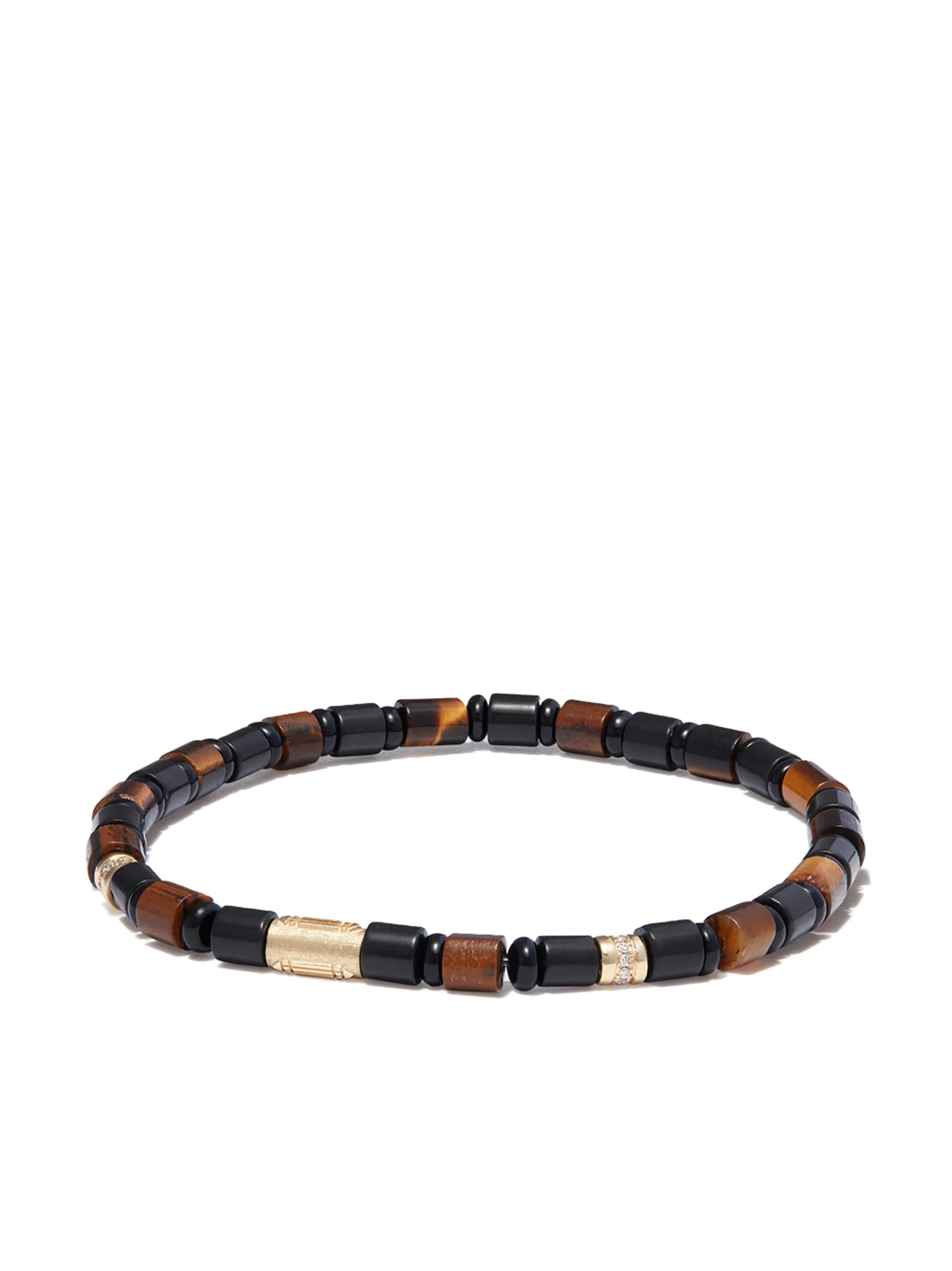 14kt yellow gold beaded bracelet