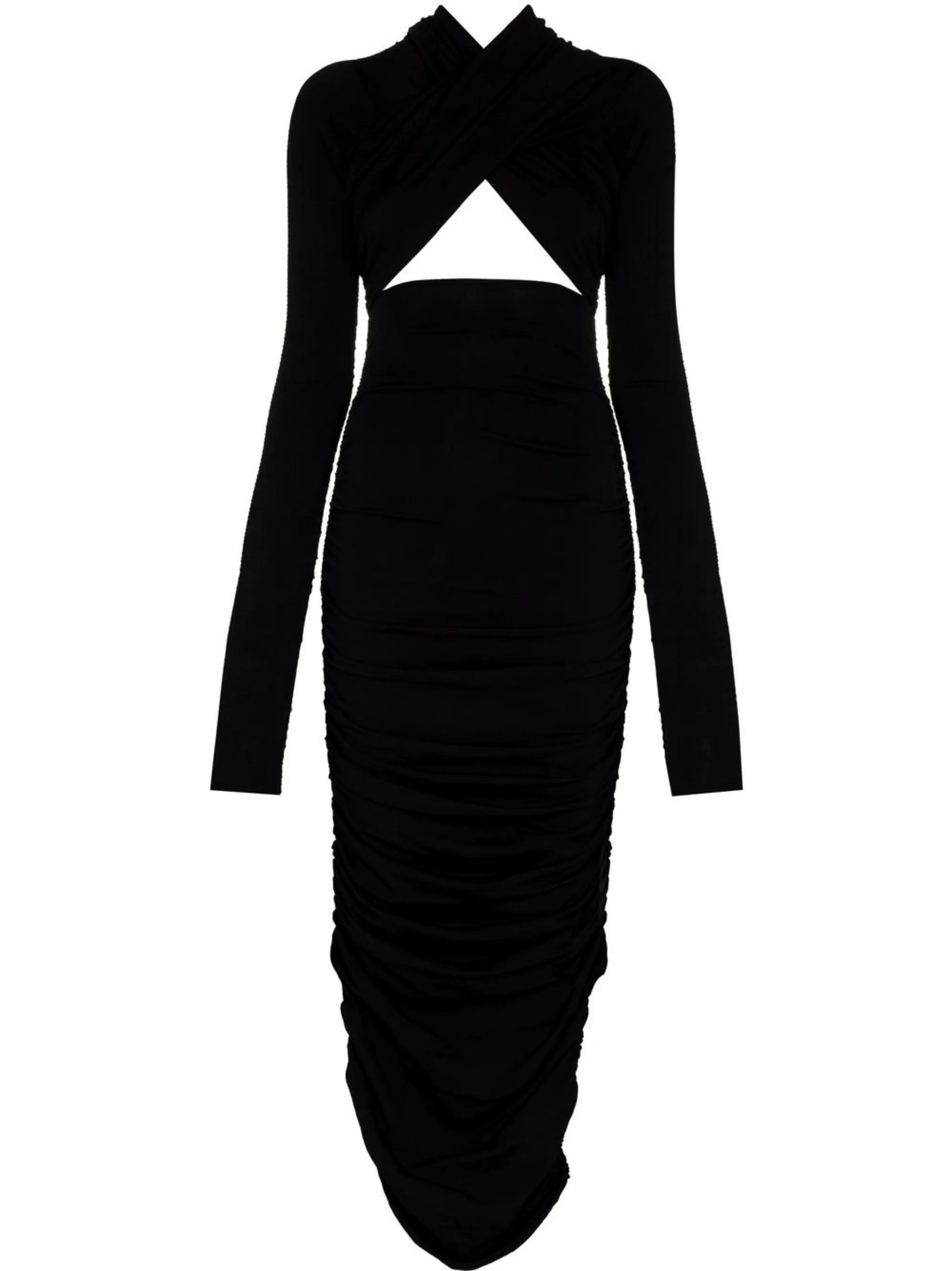 cut out-detail midi dress