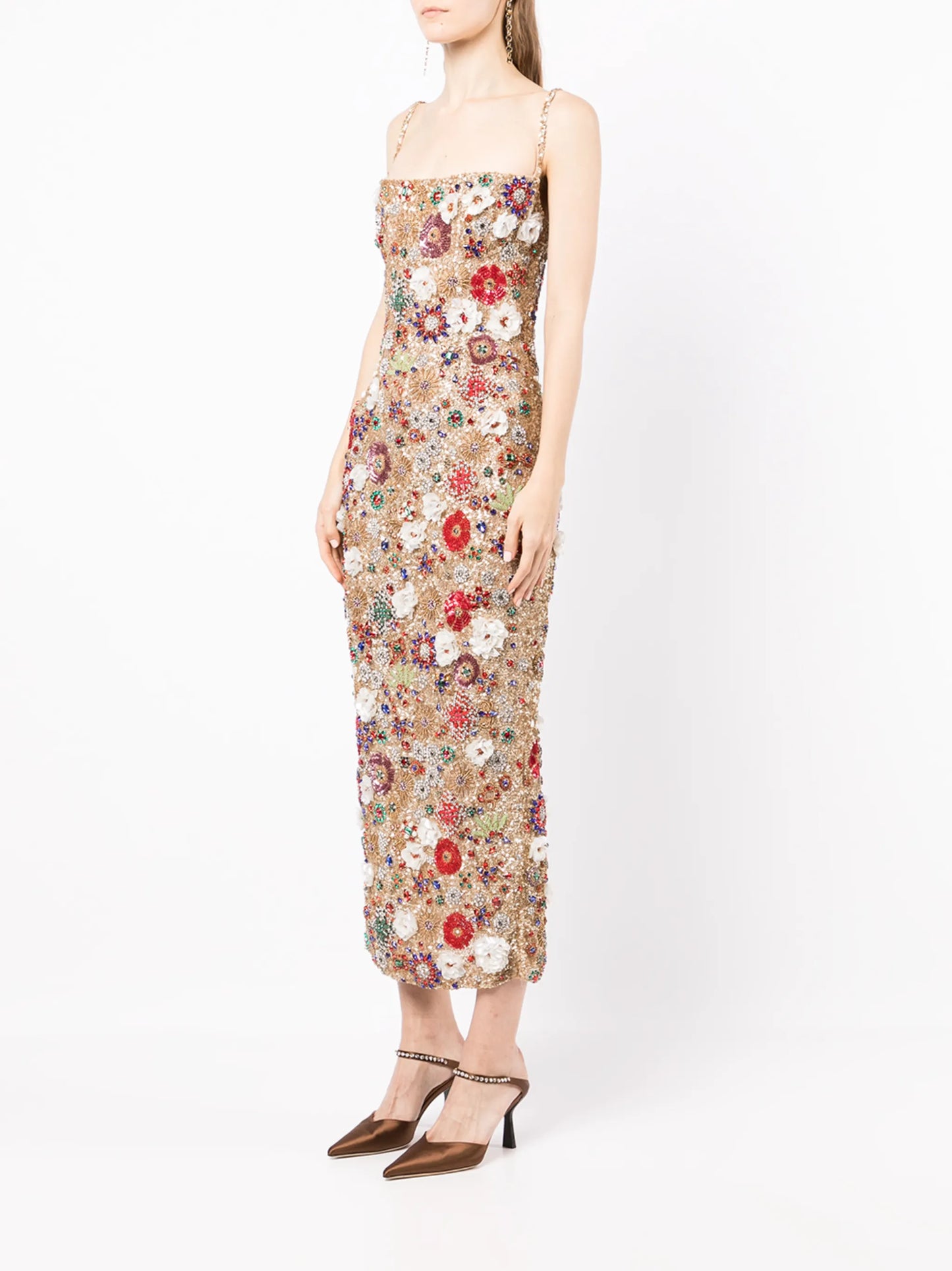Francesca sequin-embellished gown