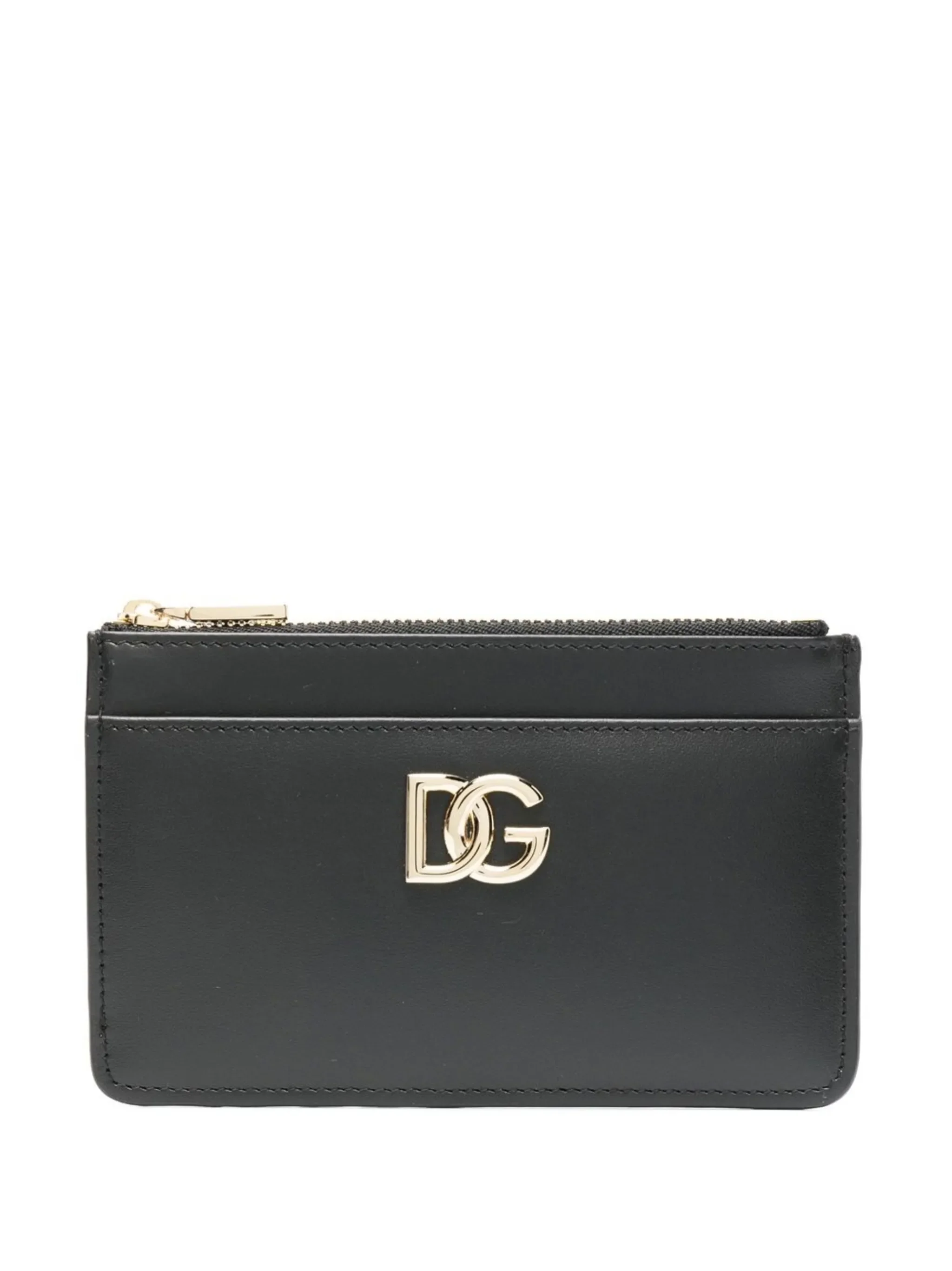 calfskin card holder with DG logo