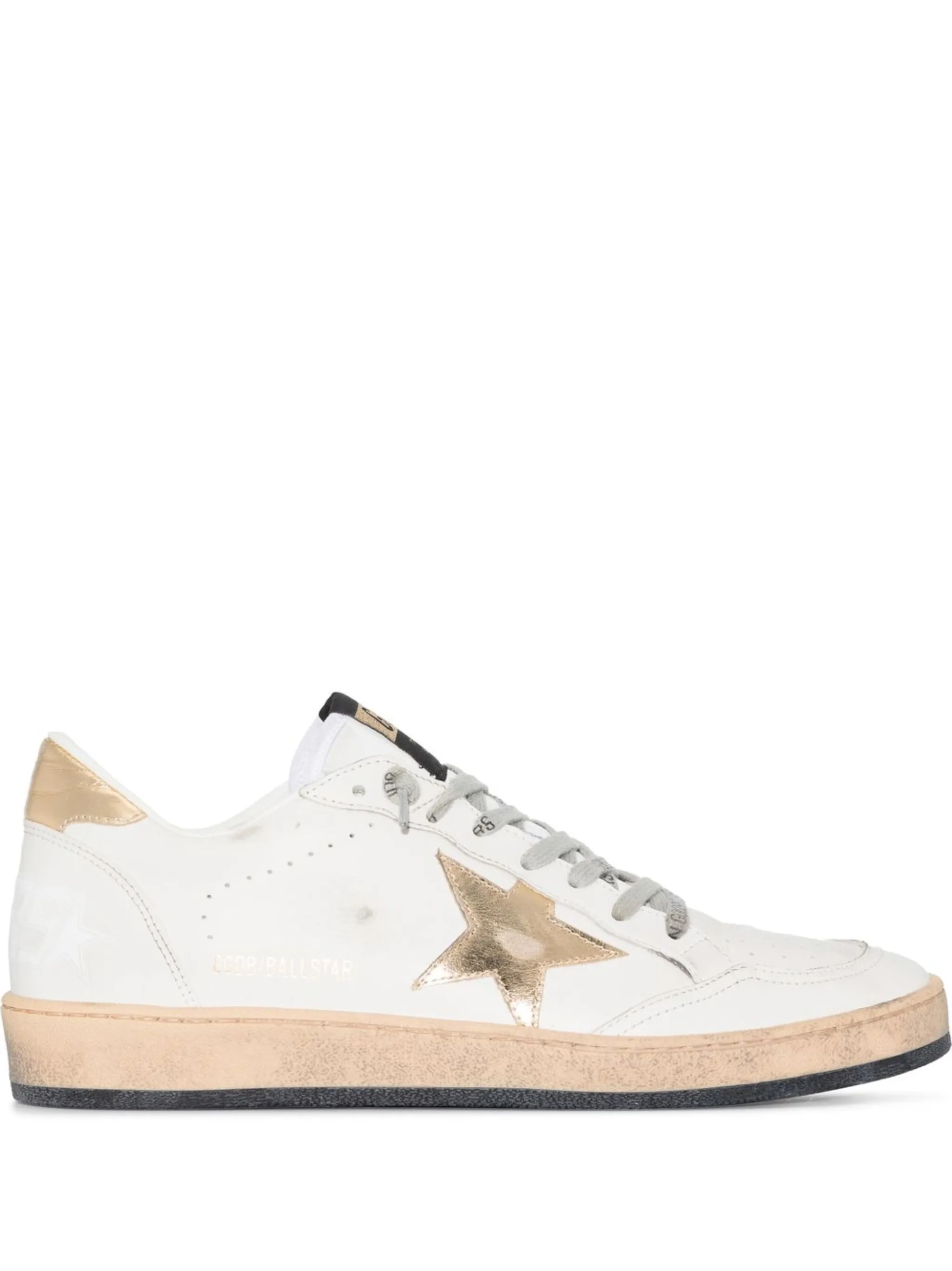 Ball Star trainers with gold star and heels tab