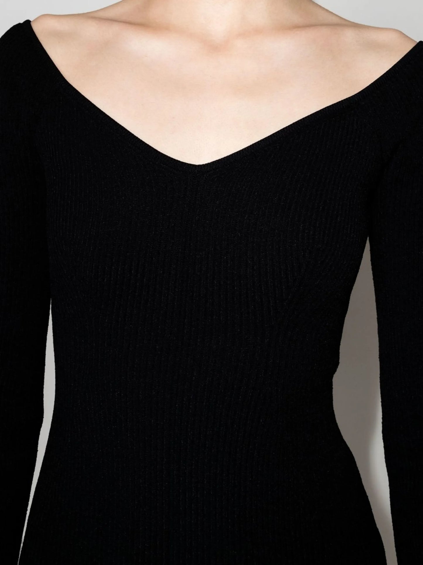 The Pia ribbed-knit midi dress