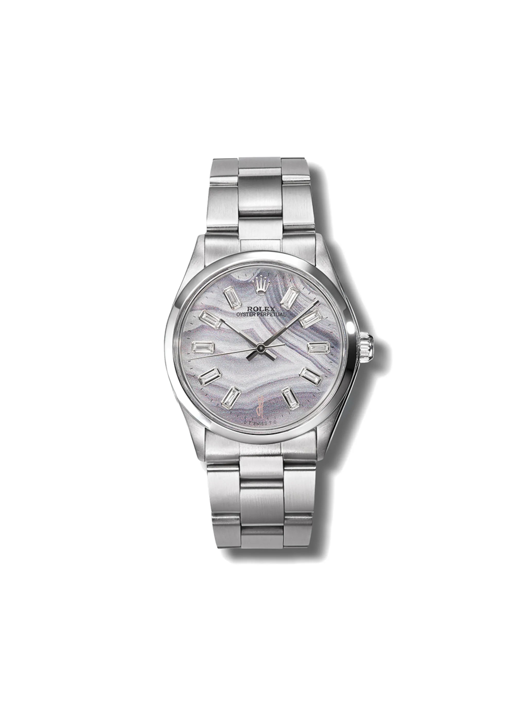 pre-owned customised Rolex Oyster Perpetual 34mm