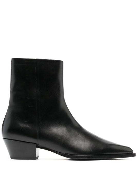 Ruby leather ankle boots