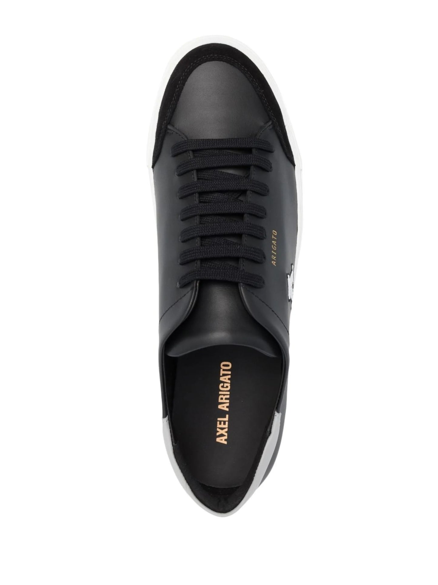 logo-patch lace-up sneakers