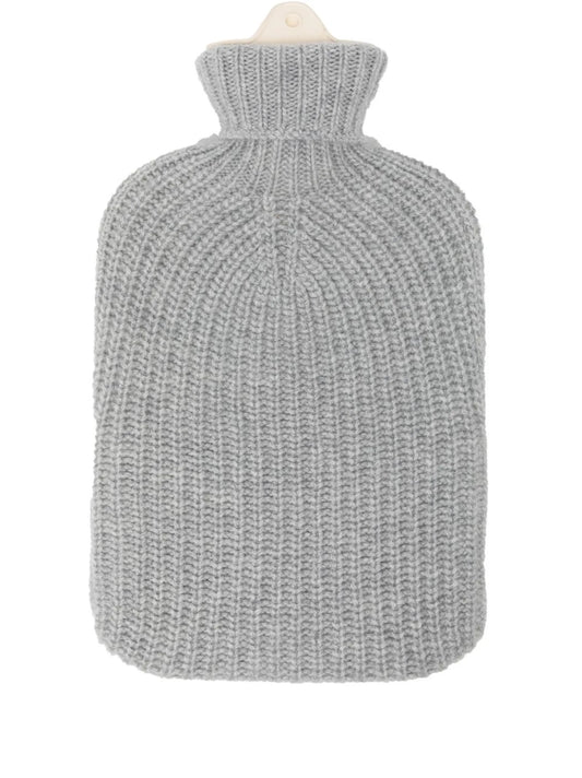 ribbed cashmere hot water bottle
