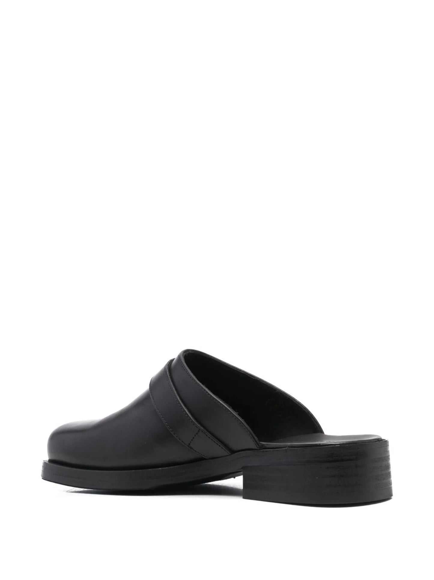buckle-detail mules