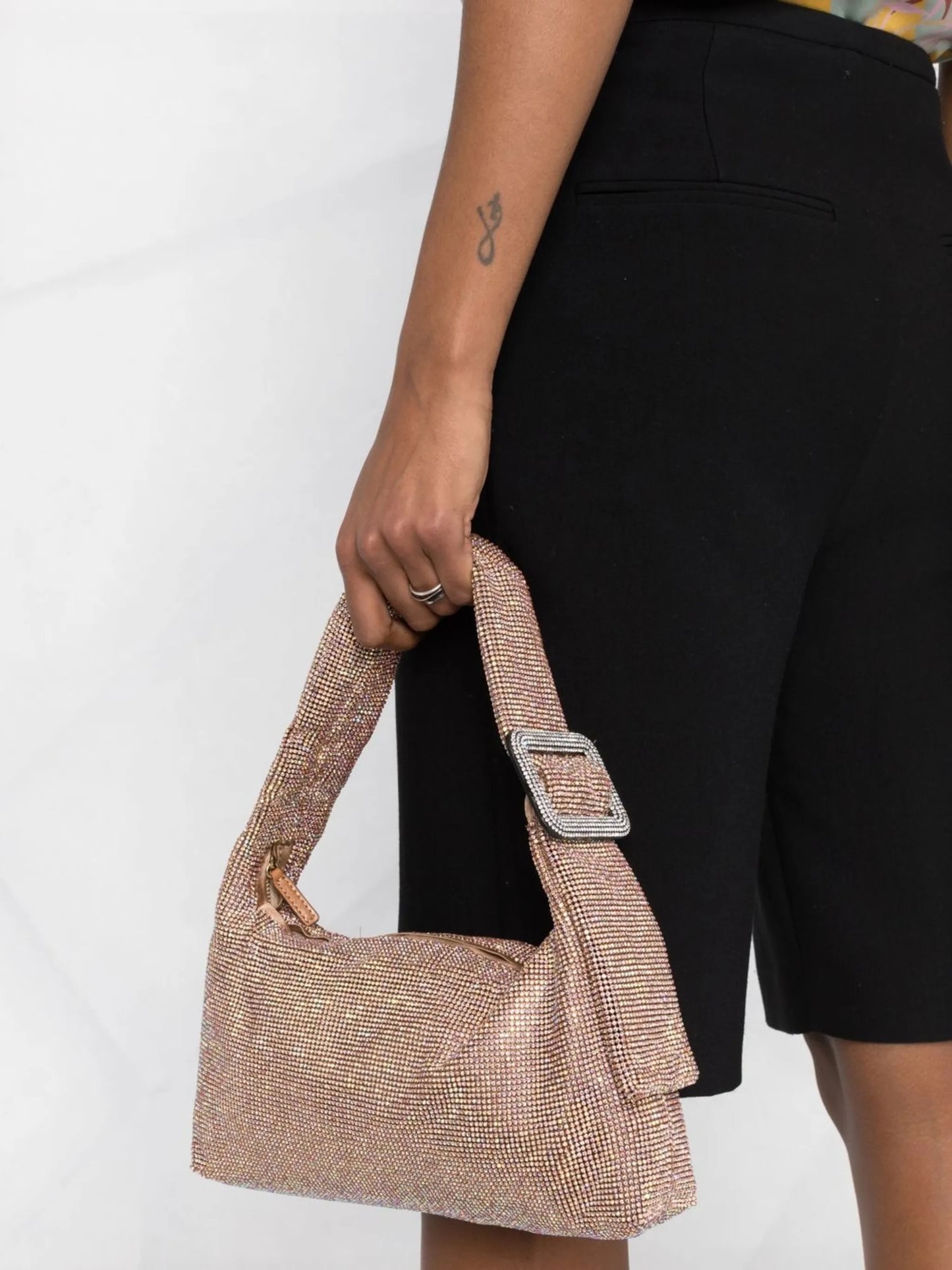 crystal-embellished tote bag
