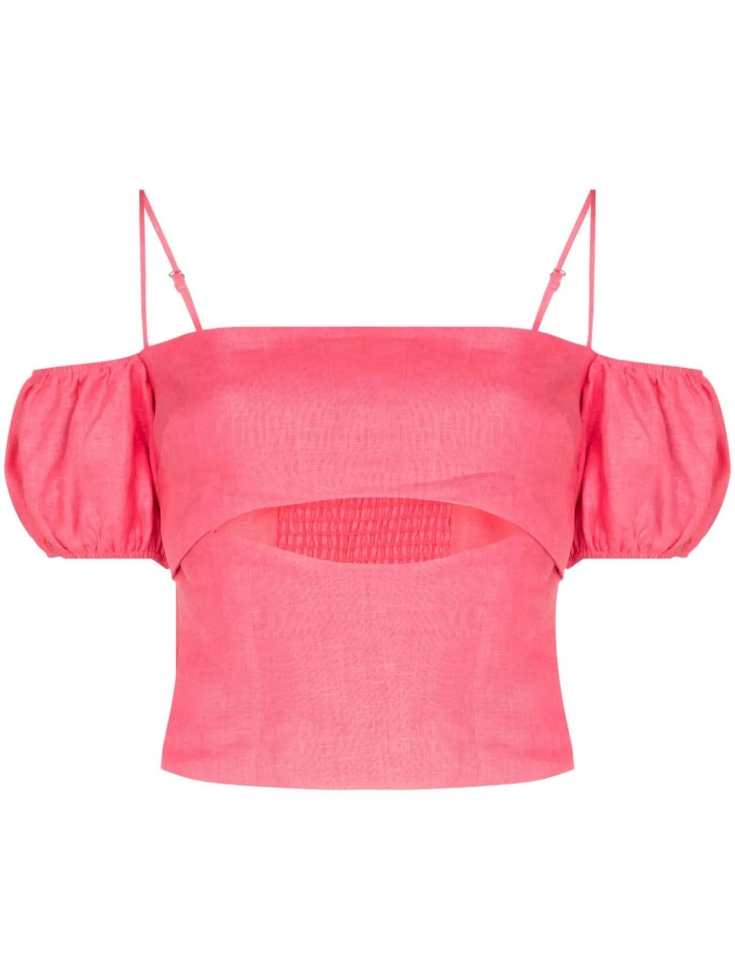 cut-out off-shoulder blouse