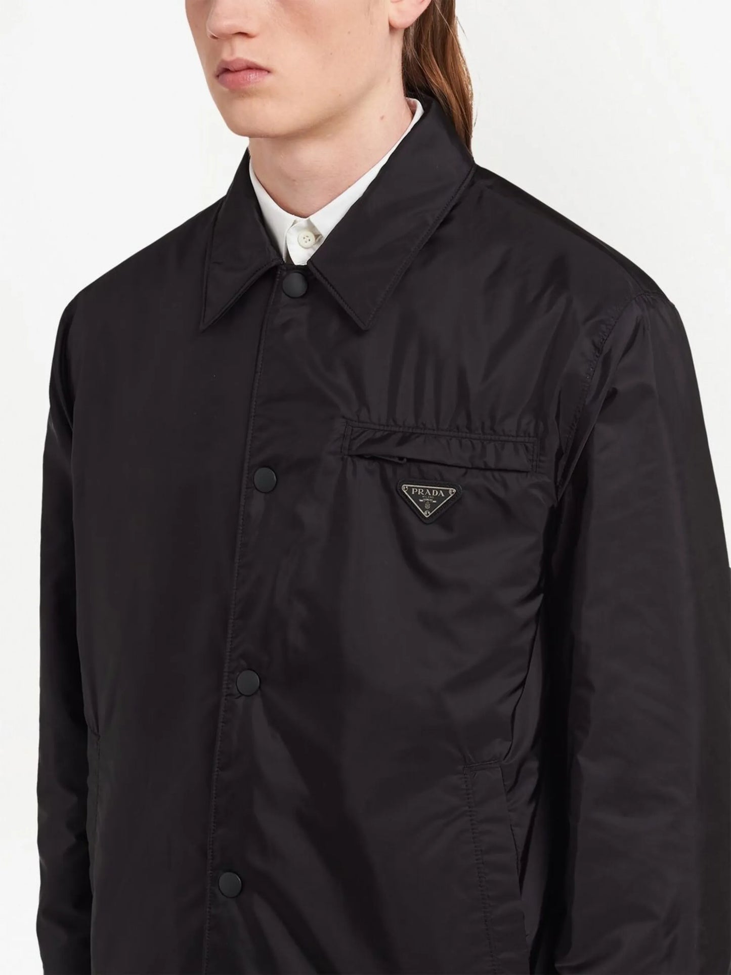 Re-Nylon shirt jacket