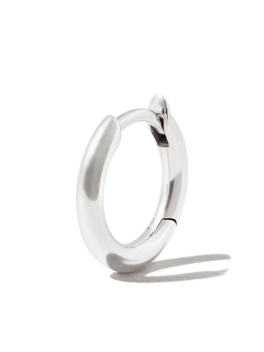 18kt white gold Micro hoop earring