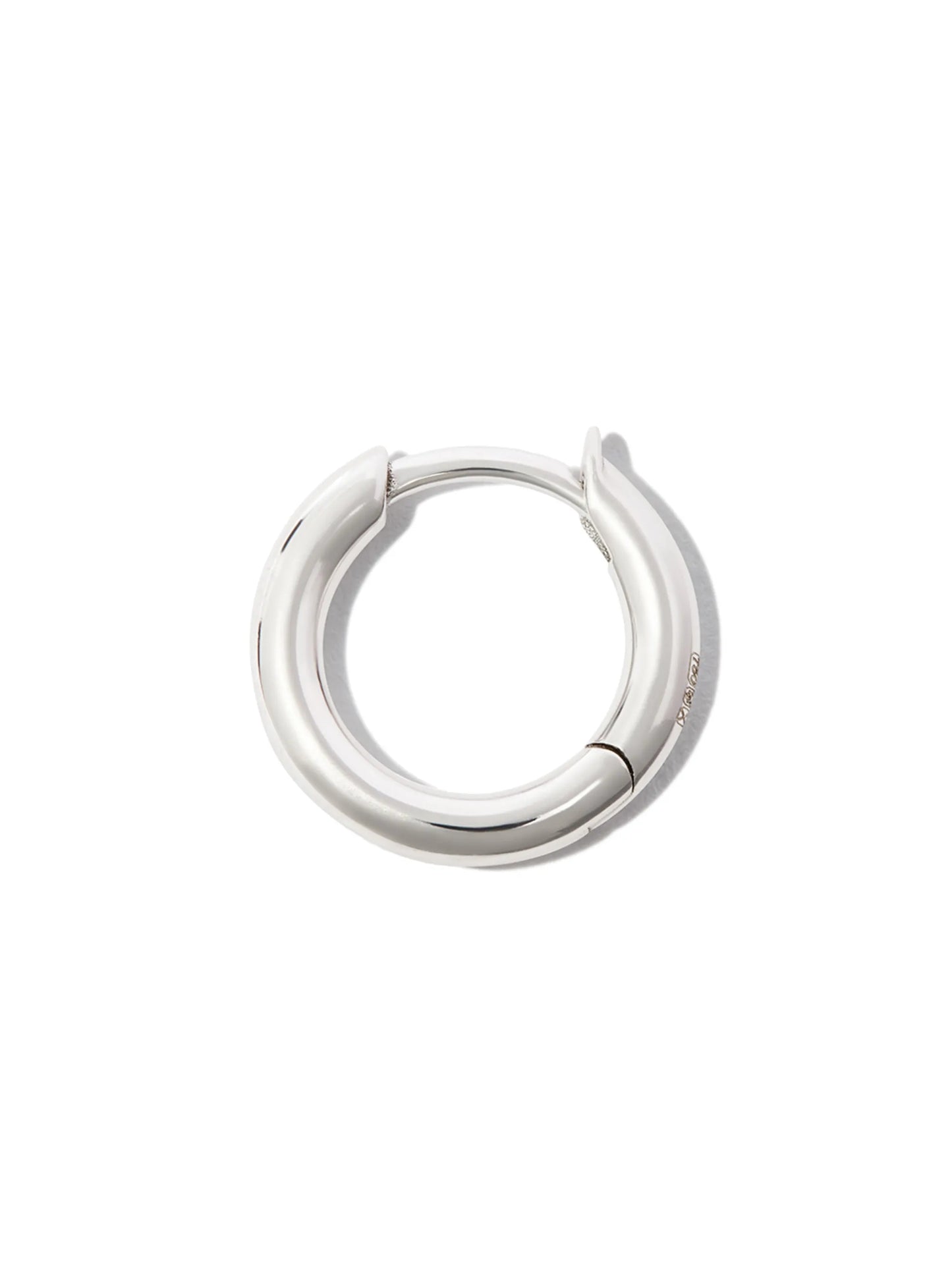 18kt white gold Micro hoop earring