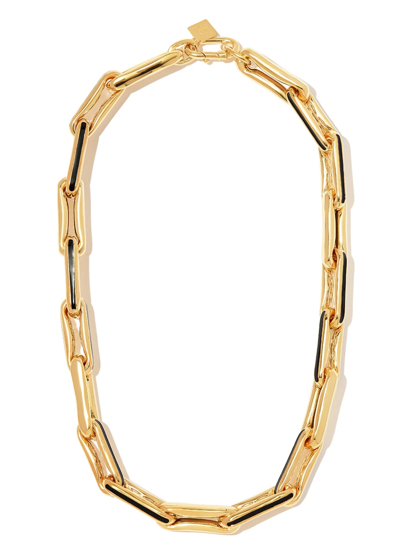 14kt yellow gold chain-link necklace