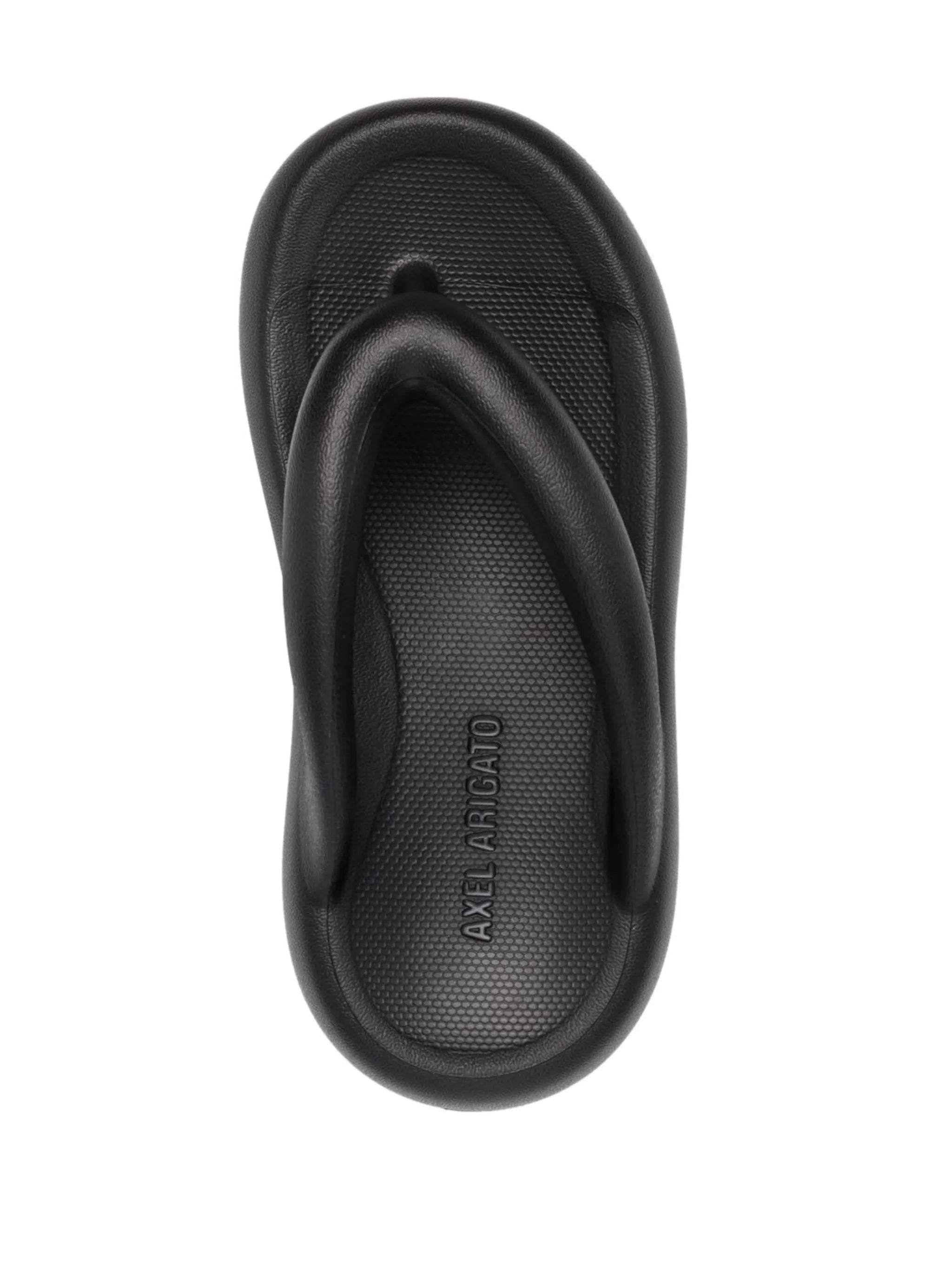 padded open-toe flip-flops