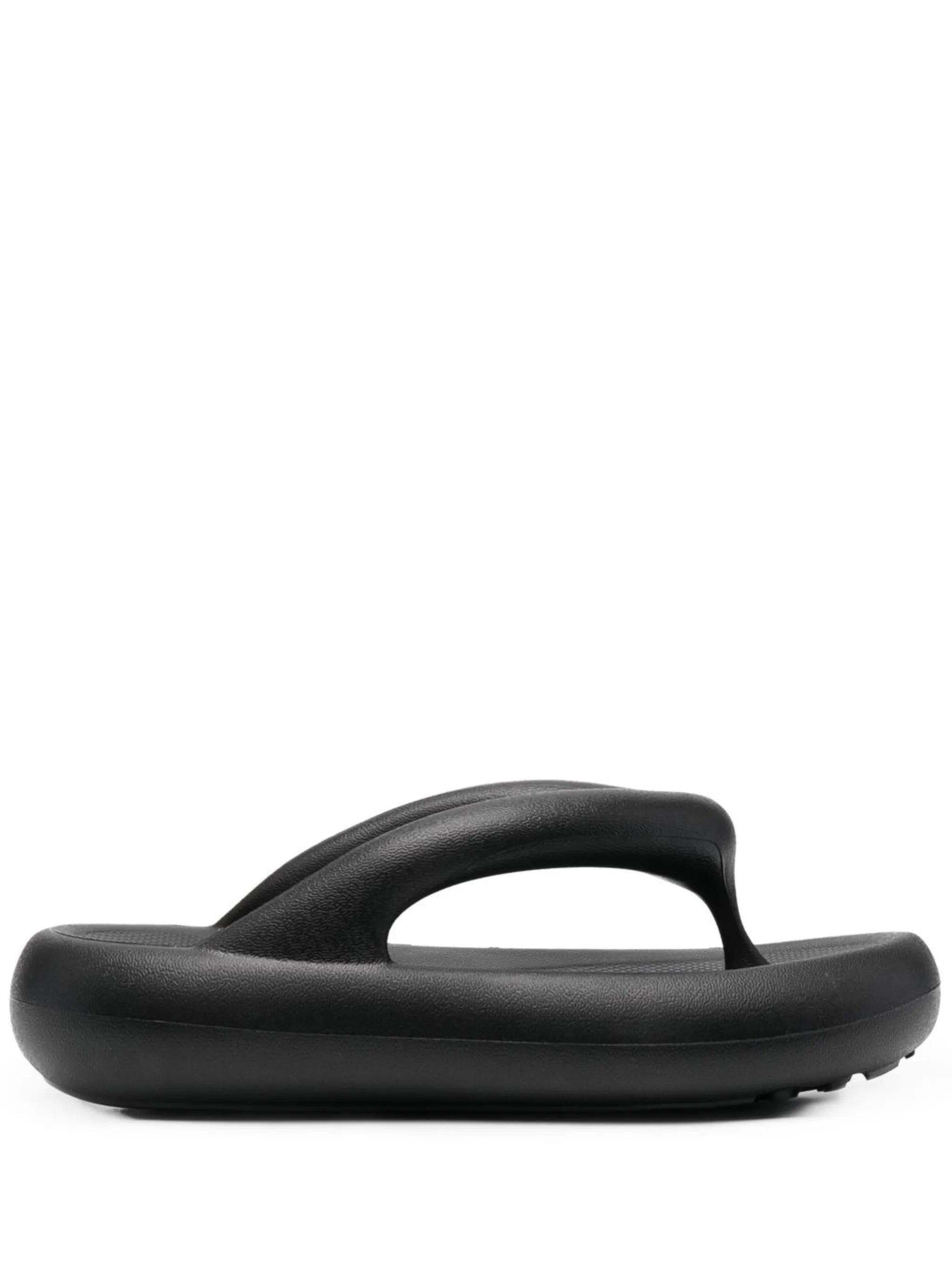 padded open-toe flip-flops