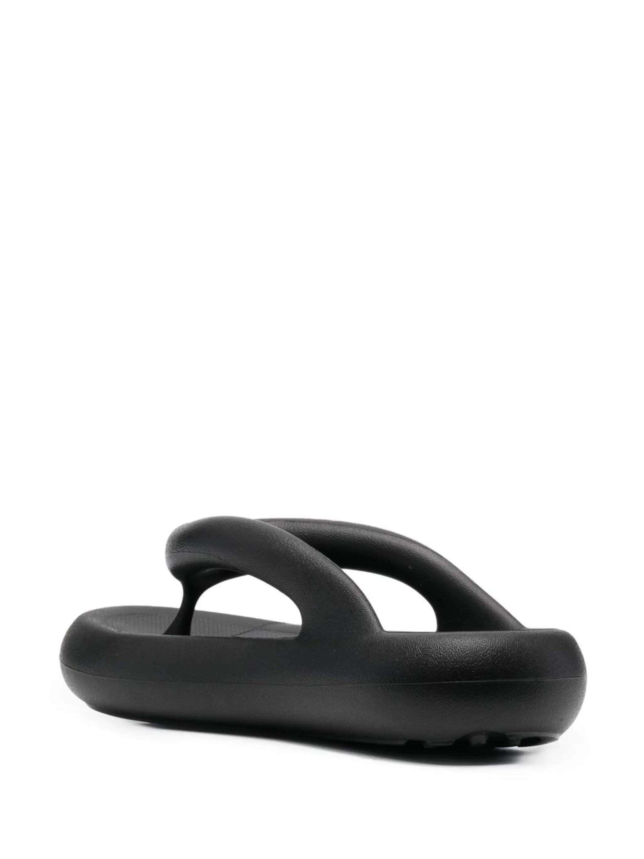 padded open-toe flip-flops