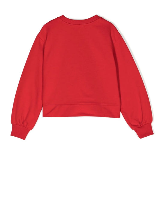 logo-print cotton sweatshirt