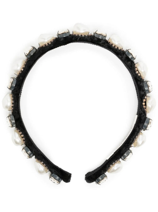crystal-embellished thin headband
