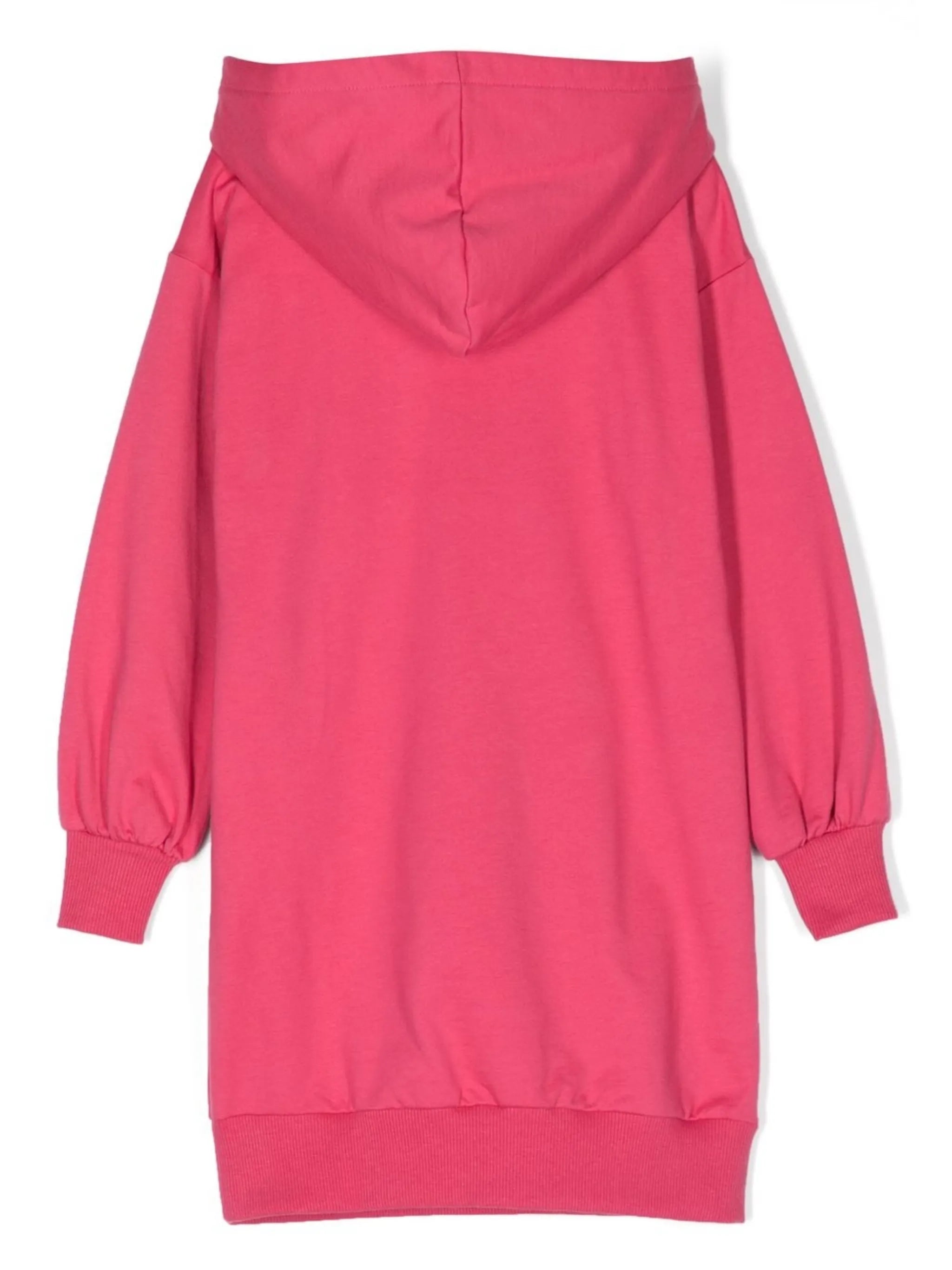 logo-patch sweatshirt dress