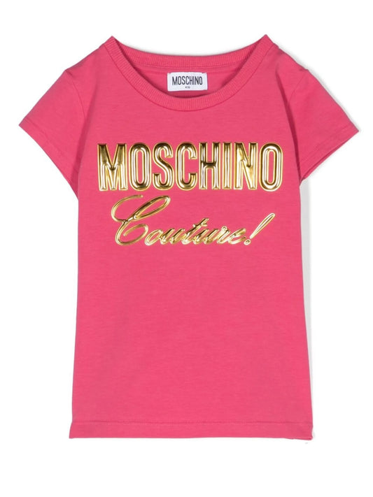 logo-print crew neck T-shirt