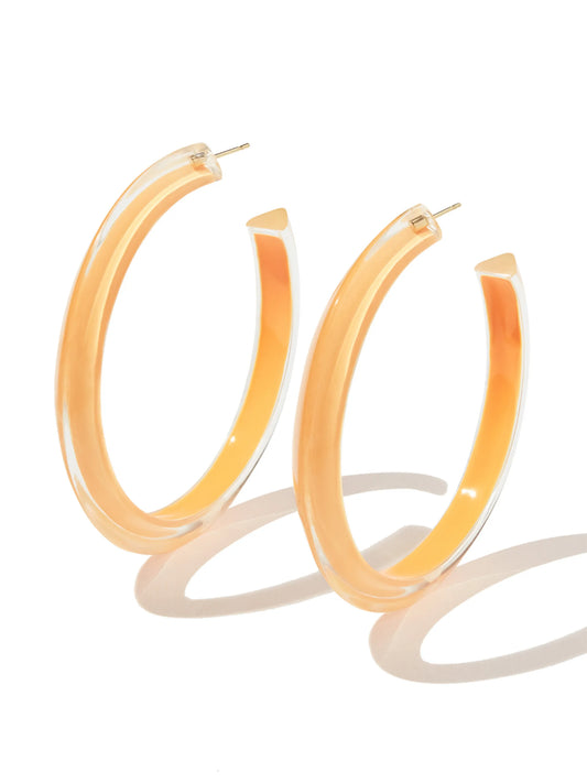 jelly hoop earrings