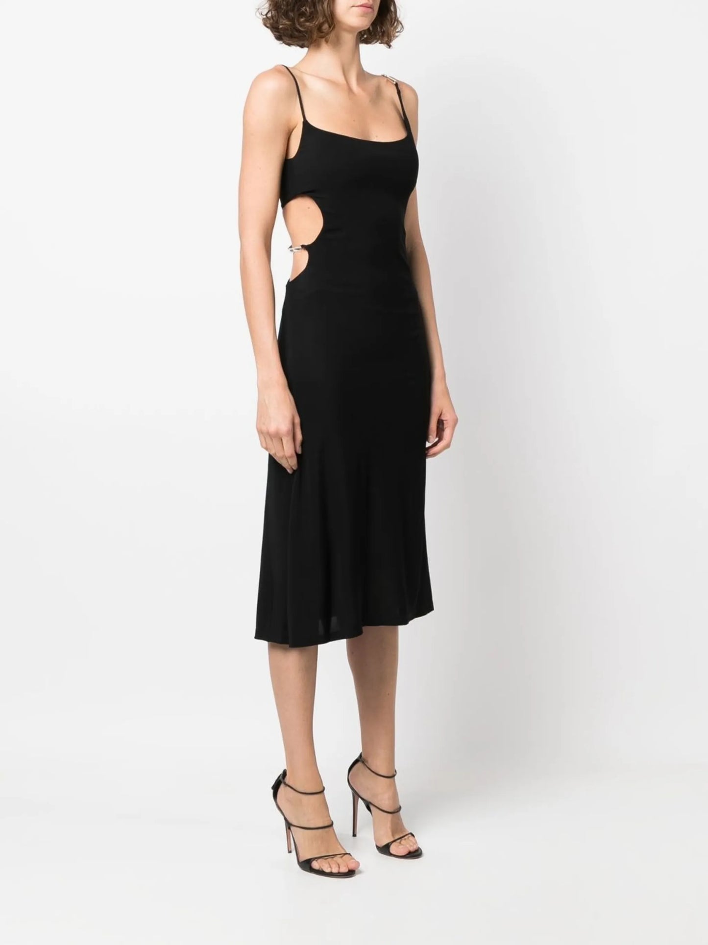 cut-out midi-dress