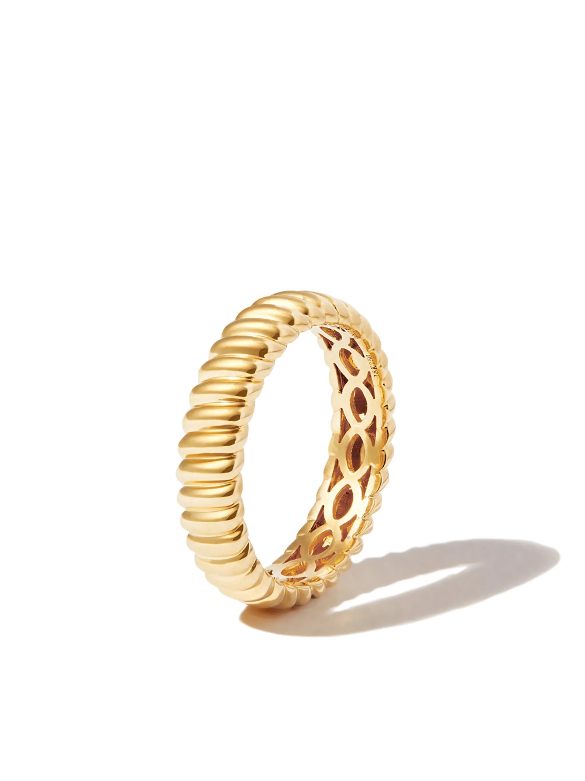 18kt yellow gold Zoe ring