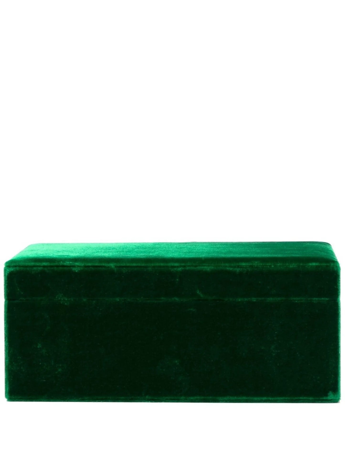 Trésor crushed-velvet jewellery box