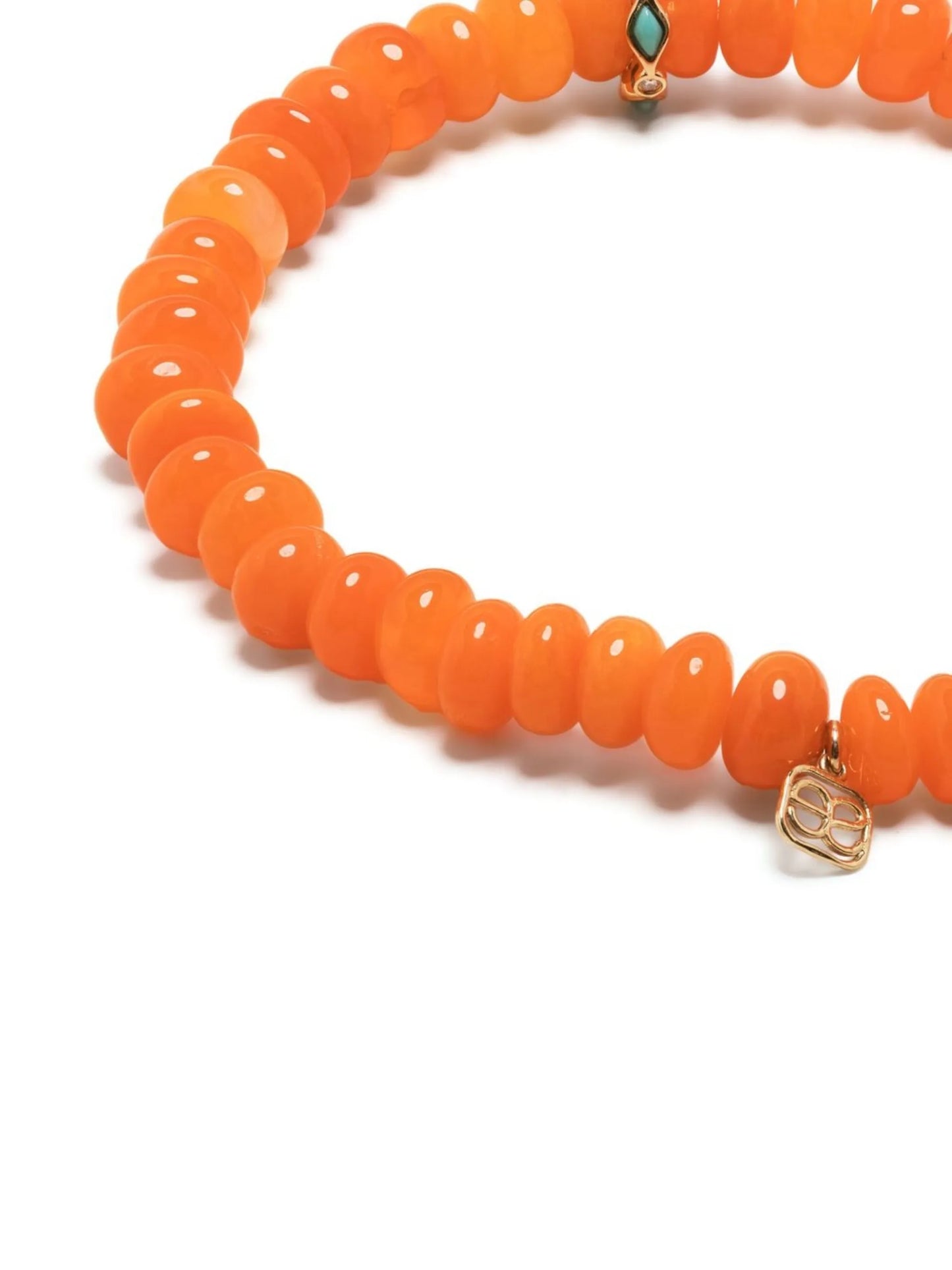 14kt yellow gold opal beaded bracelet