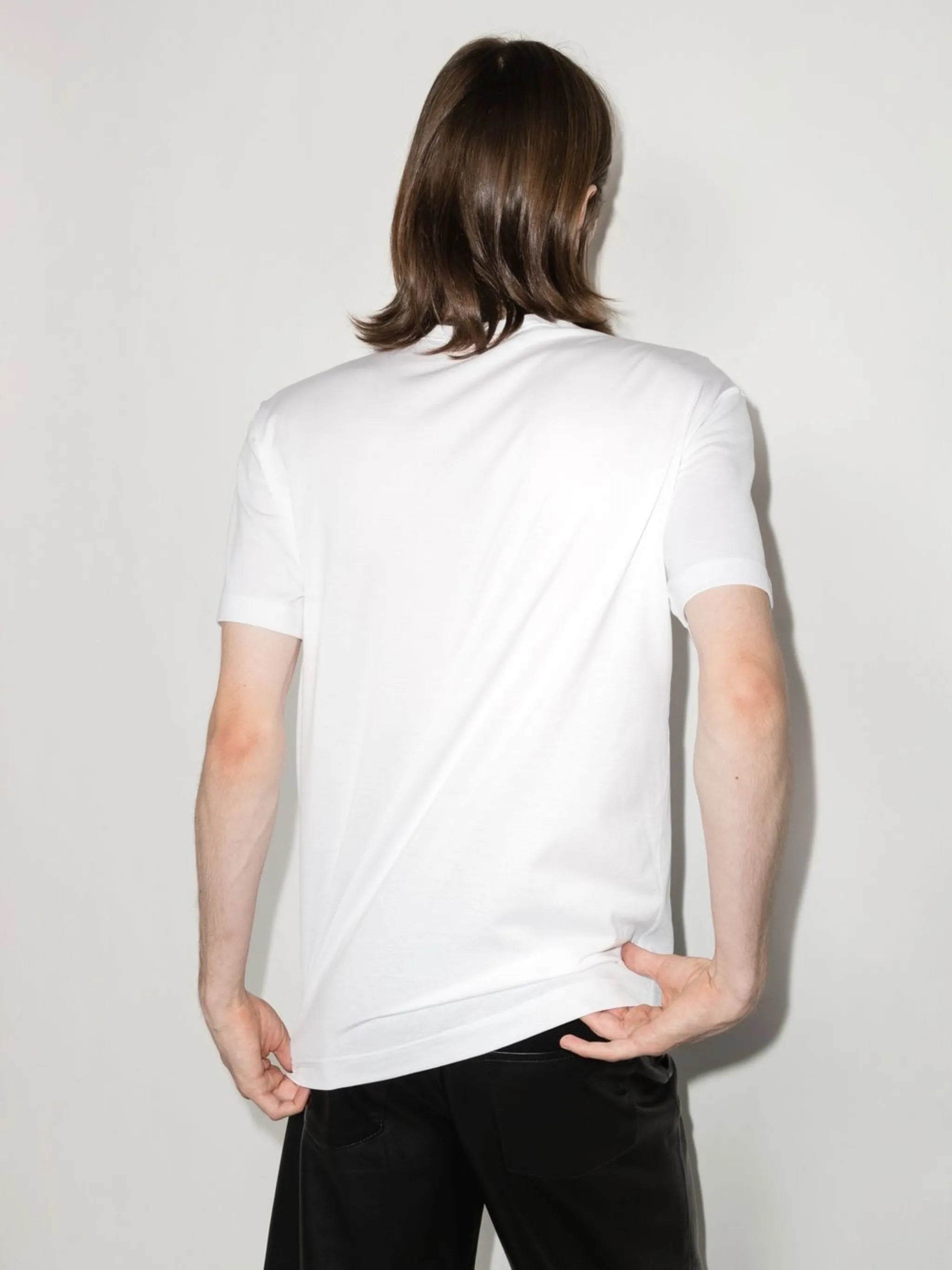 logo-tag cotton T-shirt