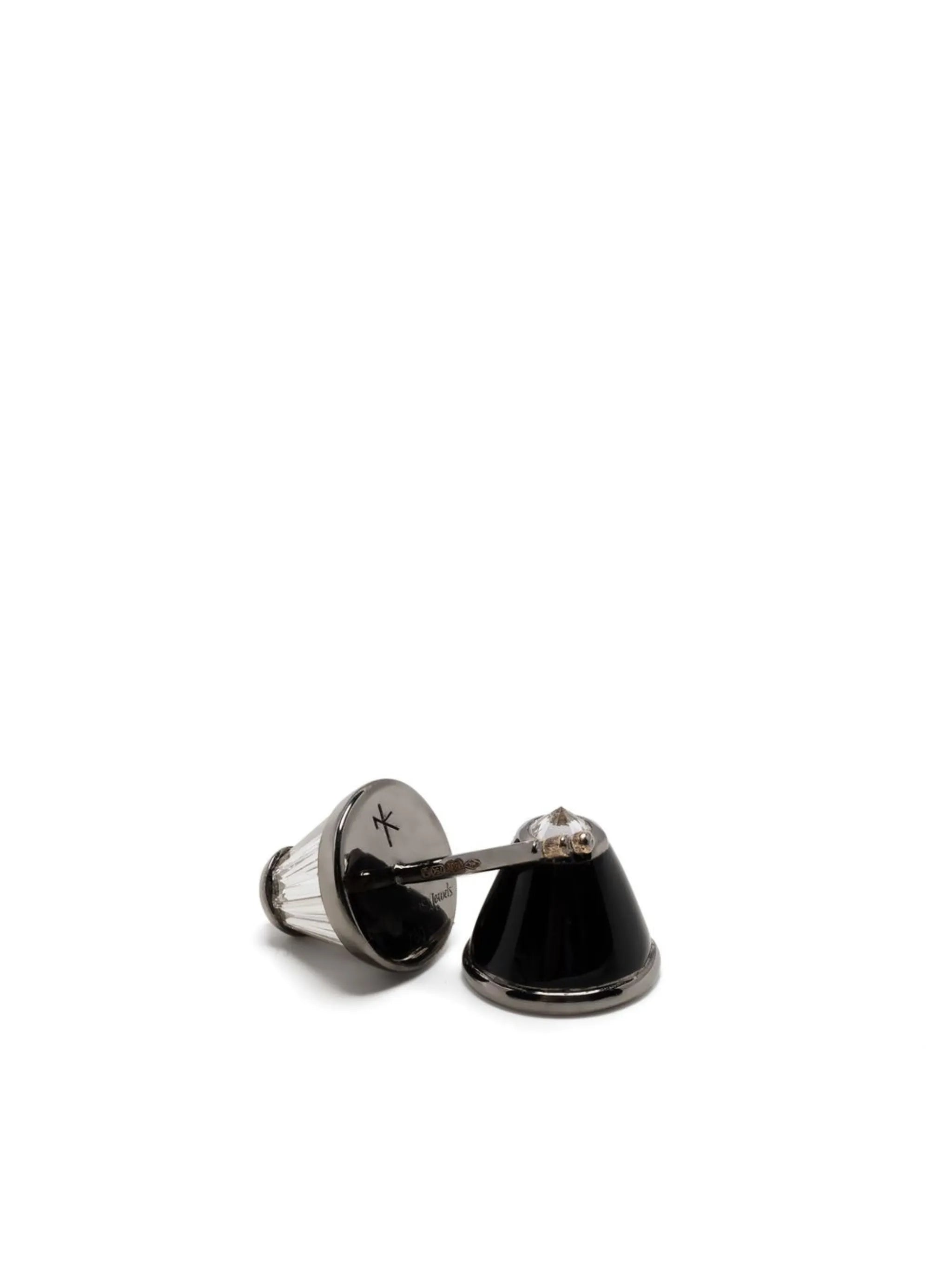 18kt white gold Energy diamond stud earrings