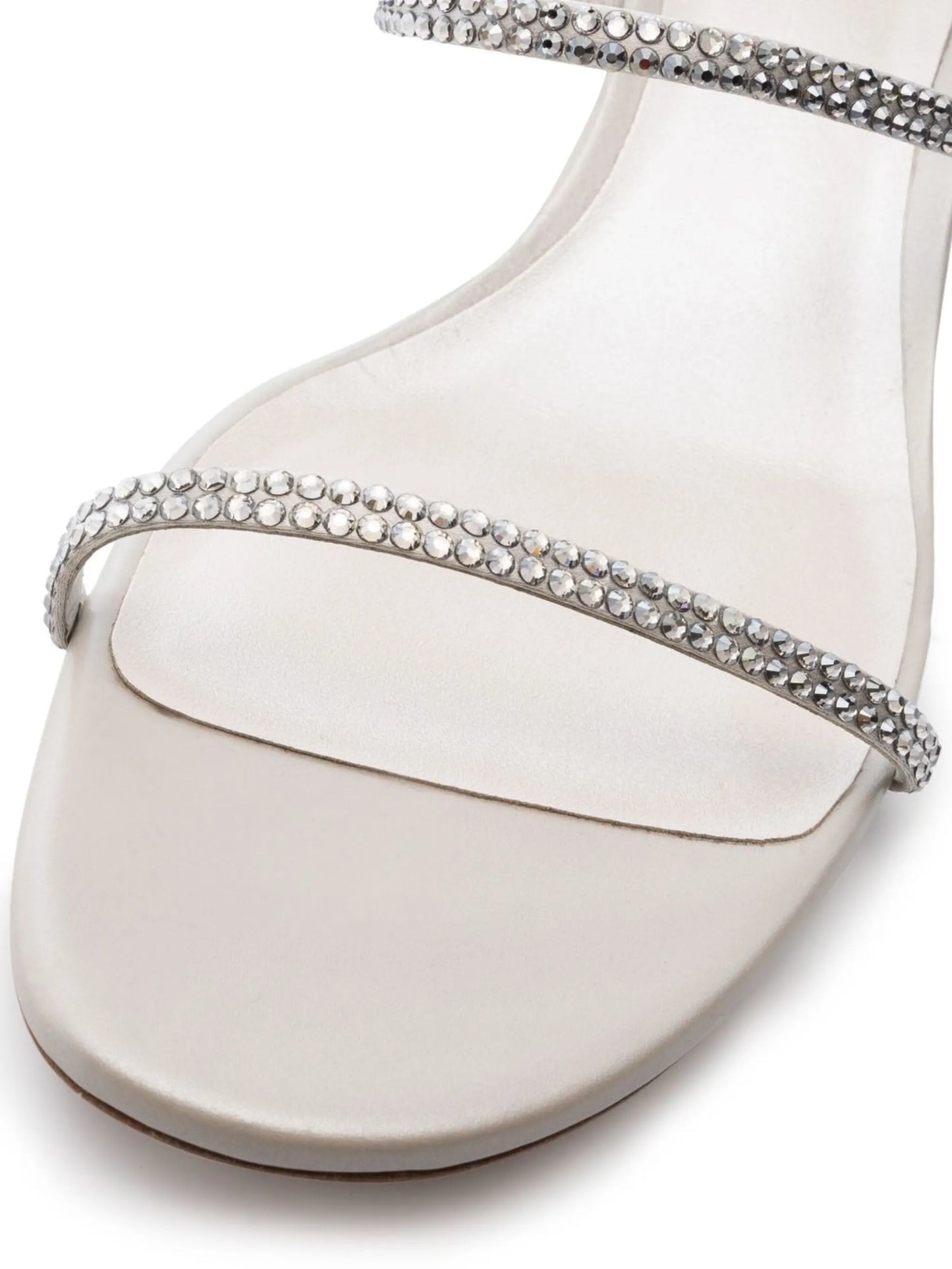 crystal-embellished strap-detail sandals