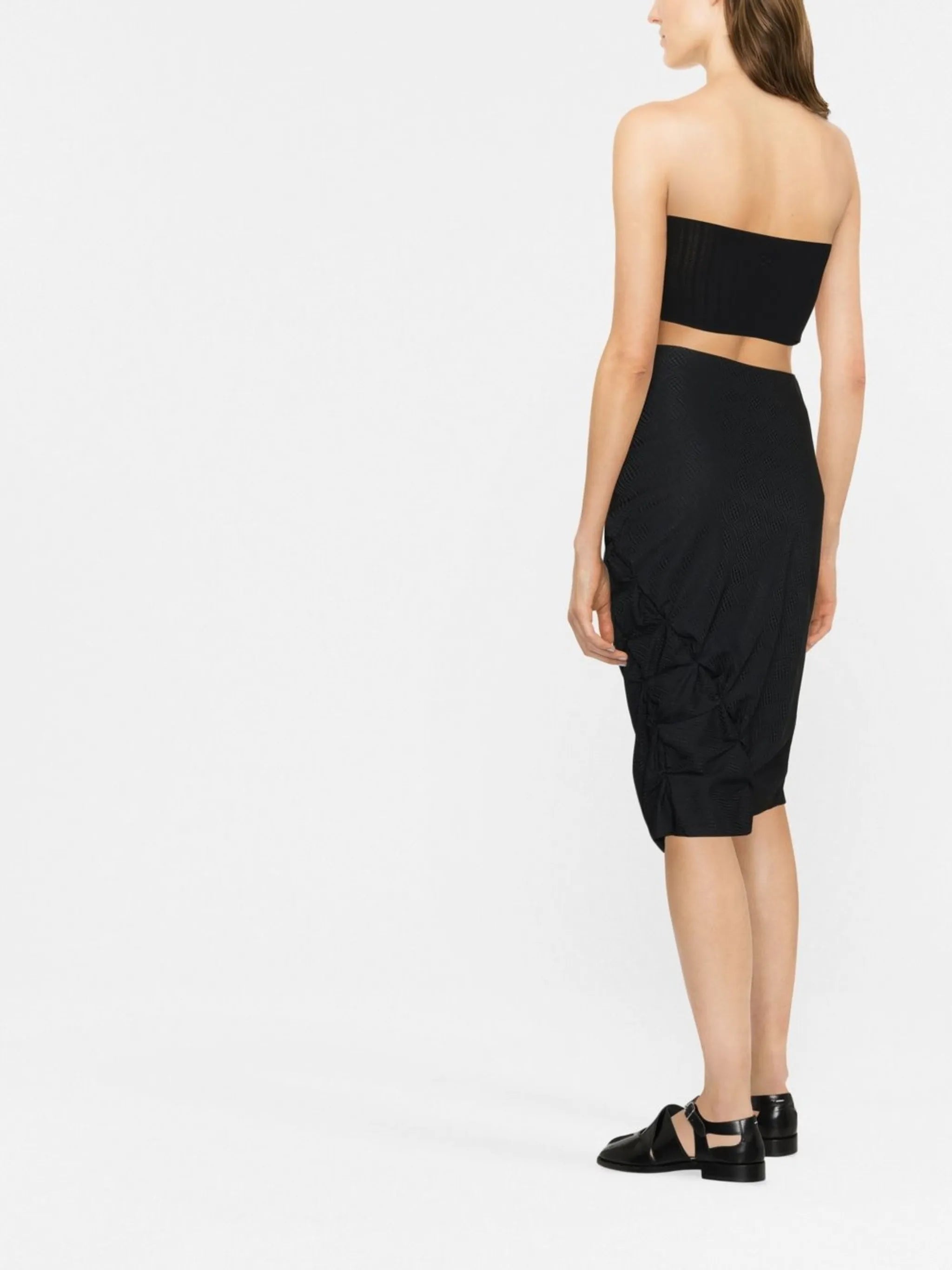 cut-out front crop top