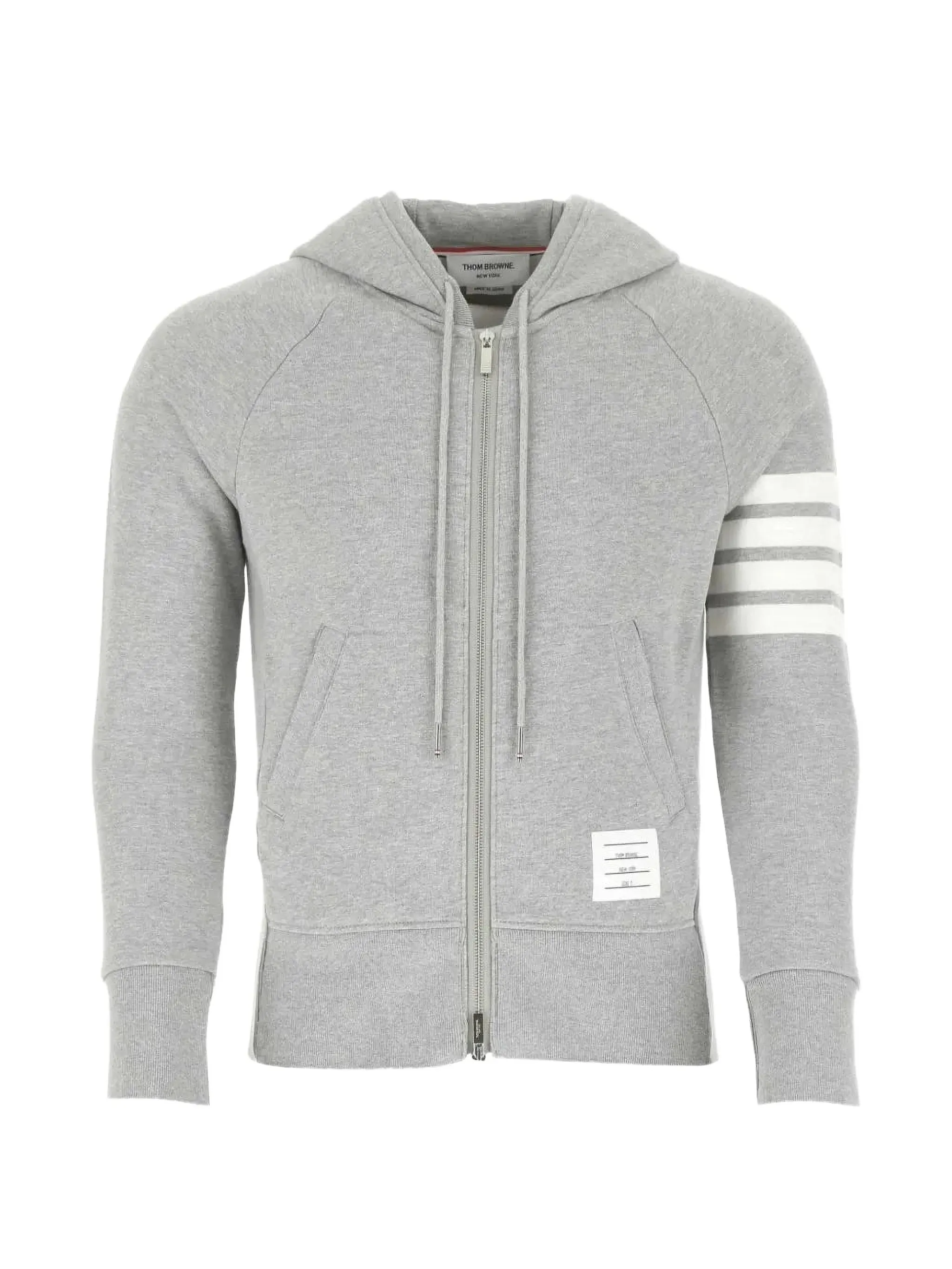 Classic Loopback 4-Bar zip-up hoodie