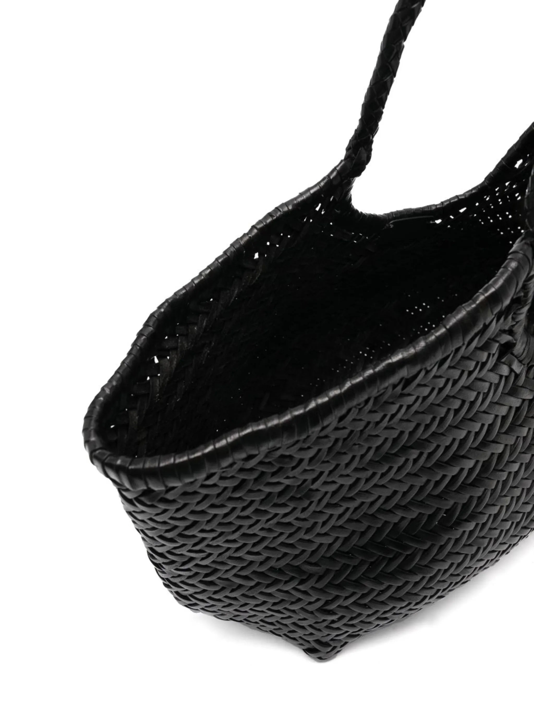 Nantucket interwoven leather tote bag