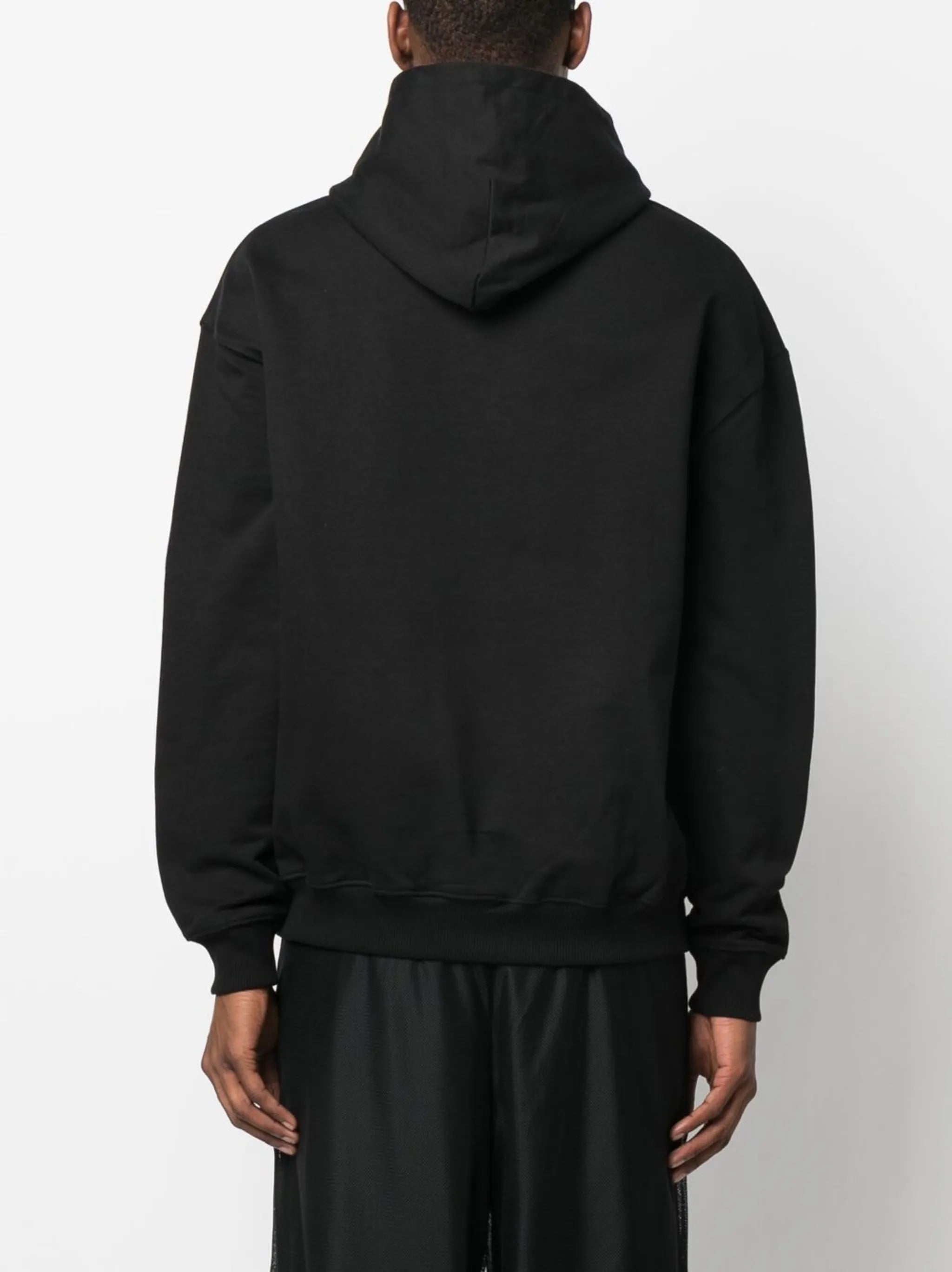 crystal-logo embellishment hoodie