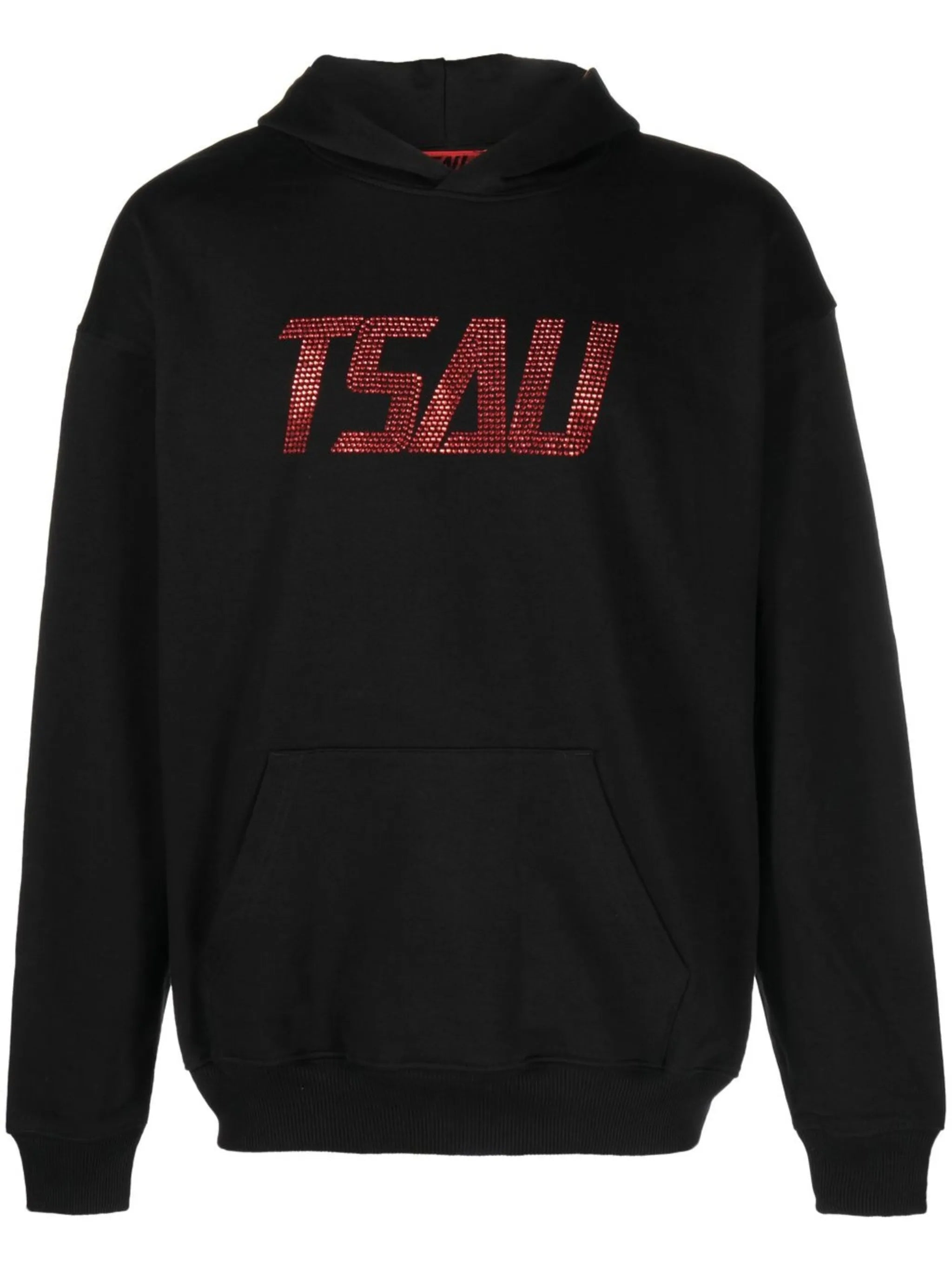 crystal-logo embellishment hoodie