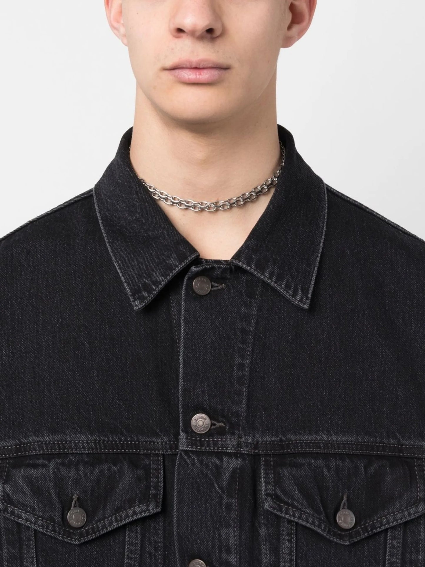 Vintage chunky-chain necklace