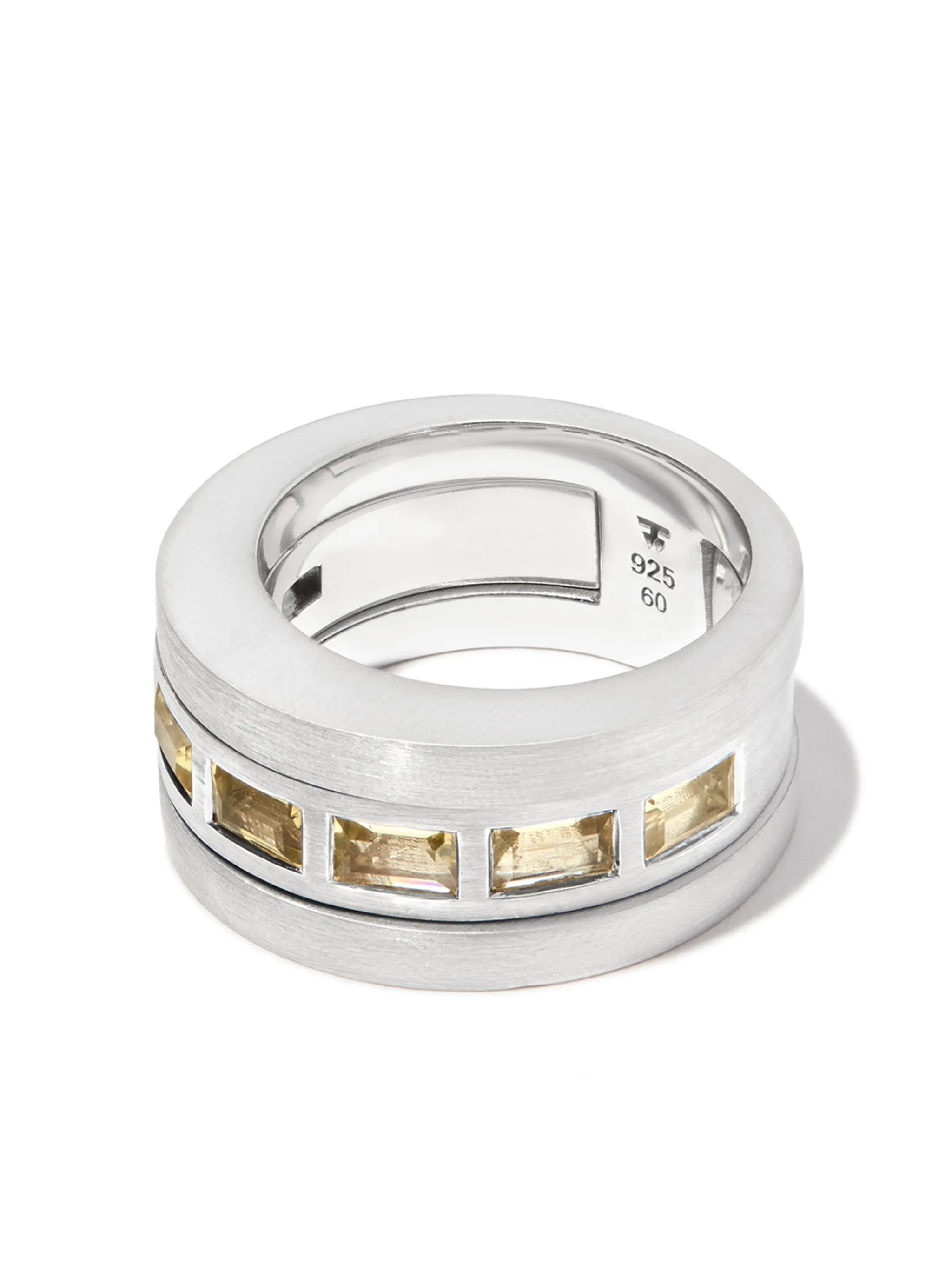 Double Arch quartz ring